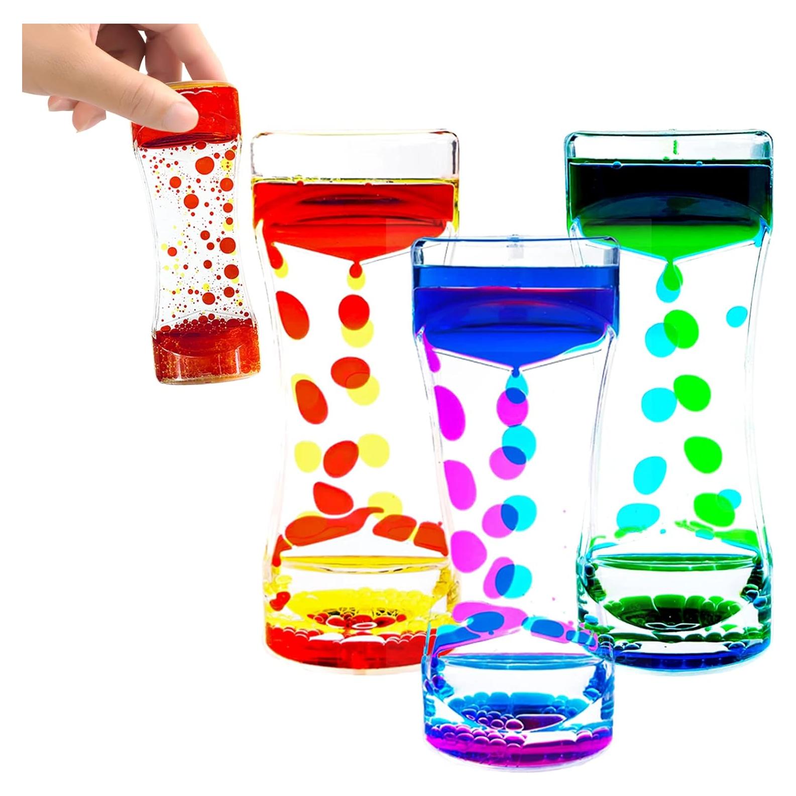 Temporizador de burbujas sensorial OCTTN 3 paquetes colores