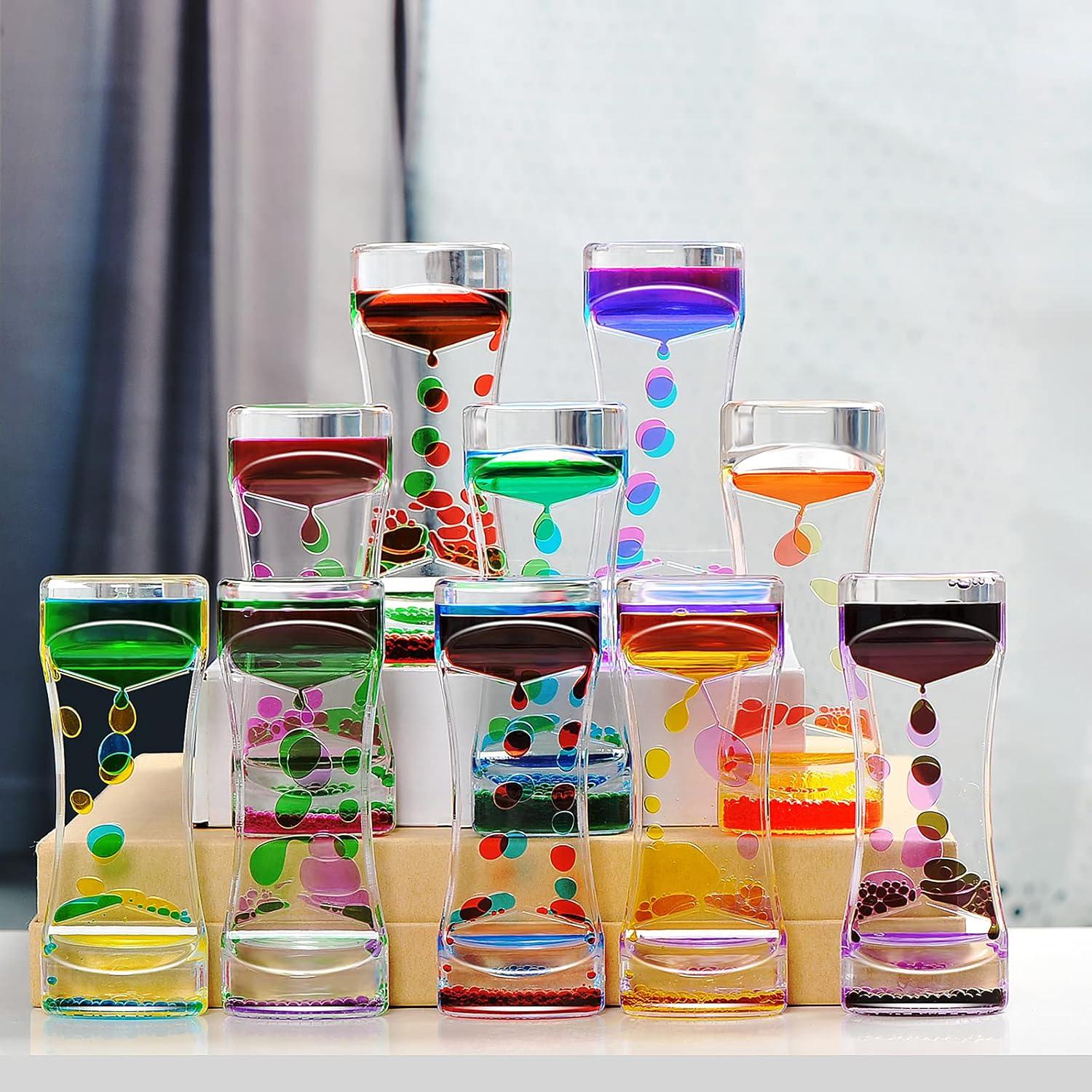 Temporizador de burbujas sensorial OCTTN 3 paquetes colores