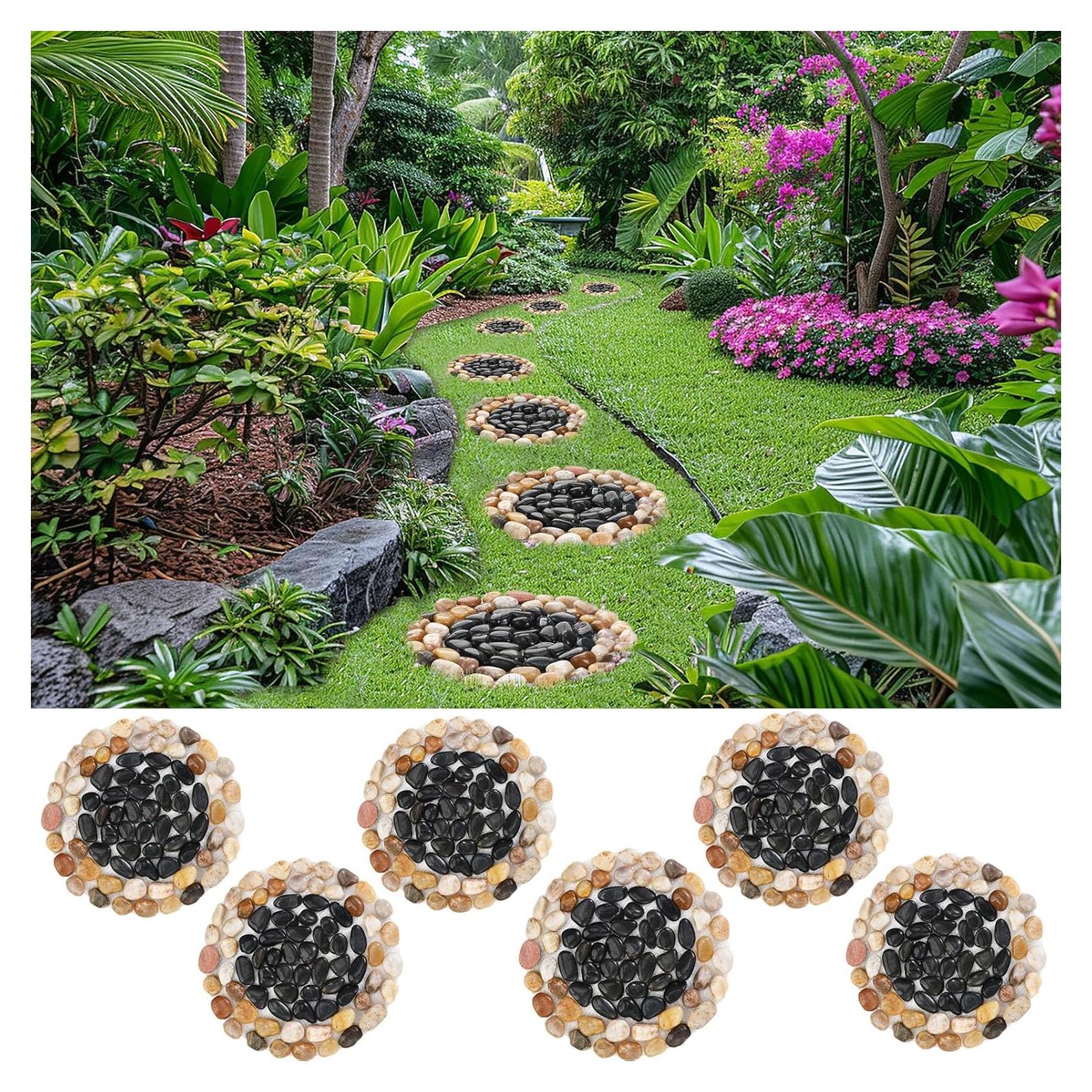Piedras de Jardín Antideslizantes Yuanzhihang - 6 Piezas 25.4cm