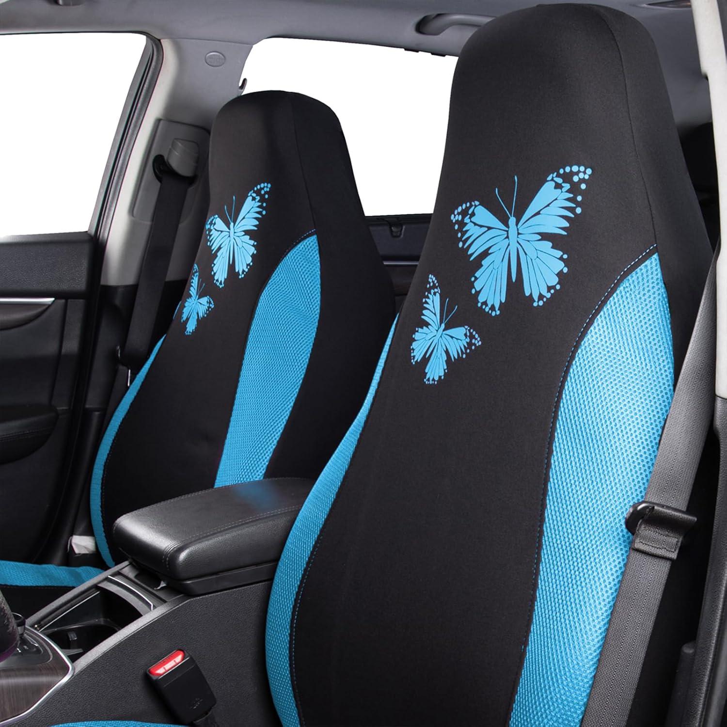 Cubiertas de Asiento de Coche Flying Banner FB-077 Azul Menta