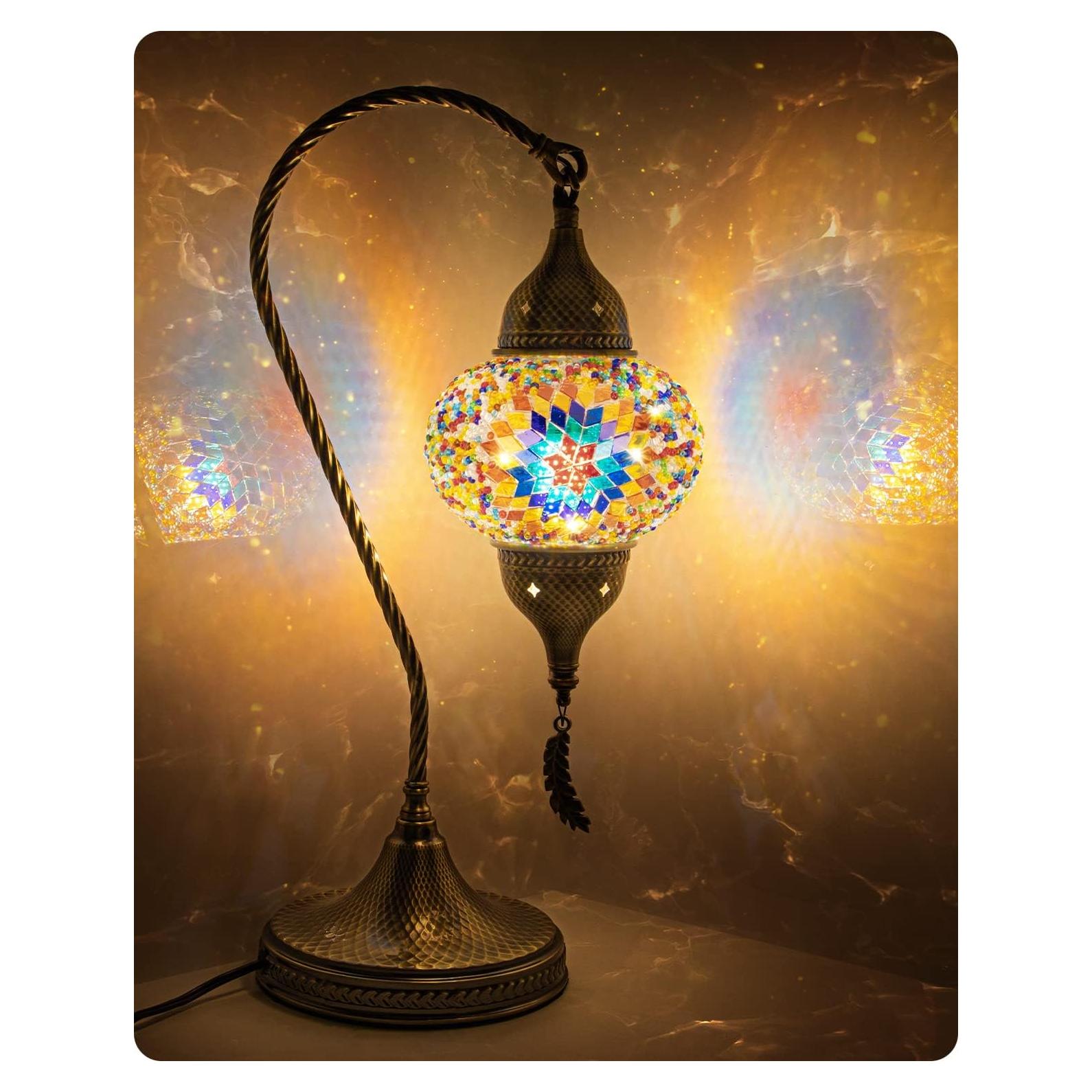 Lámpara de Mesa Yarra-Decor Turca de Mosaico 38cm LED