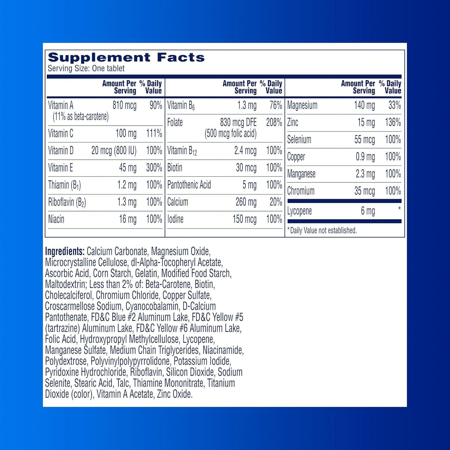 One A Day Multivitamínico Pre-Concepción Hombres 30 Tabletas