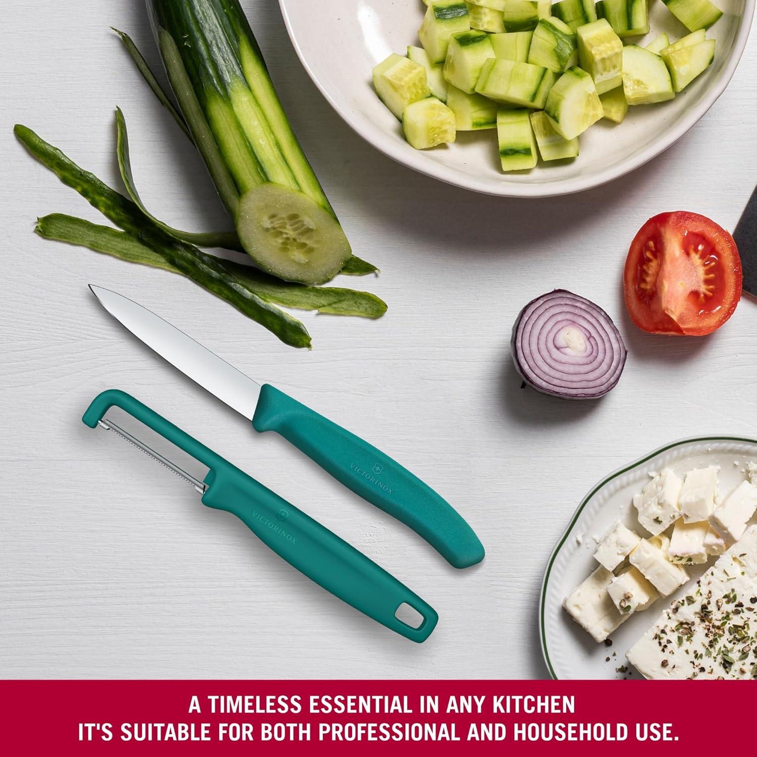Set de Cuchillos de Pelar Victorinox Swiss Classic 2 Piezas Verde
