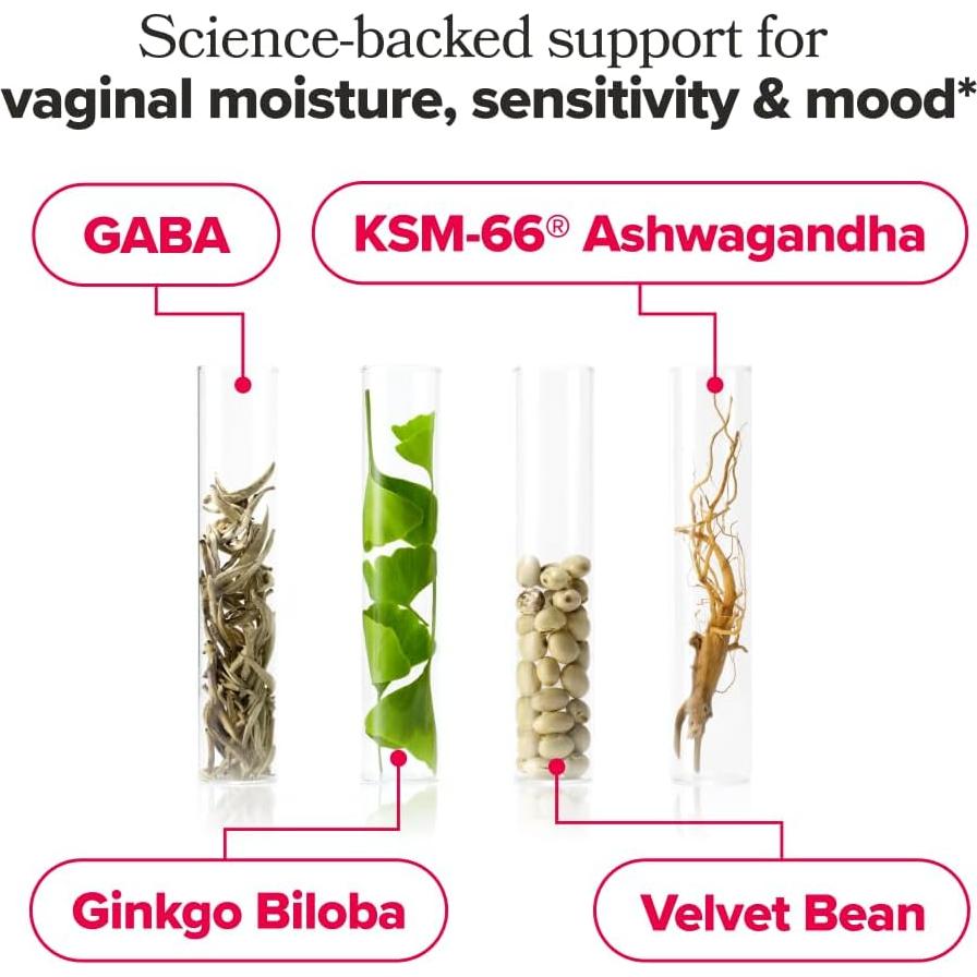 Suplemento Humedad Vaginal y Estado de Ánimo O Positiv - 30 Cápsulas