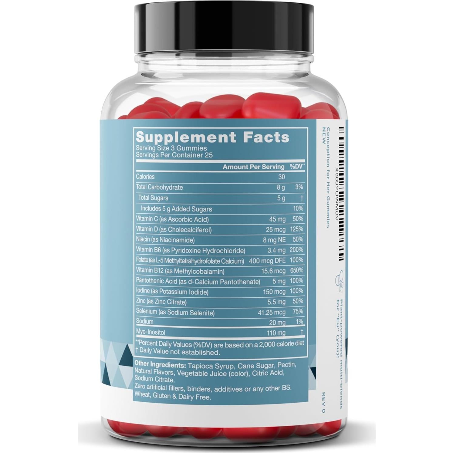 Gominolas de Fertilidad Concepción para Ella - 75 g