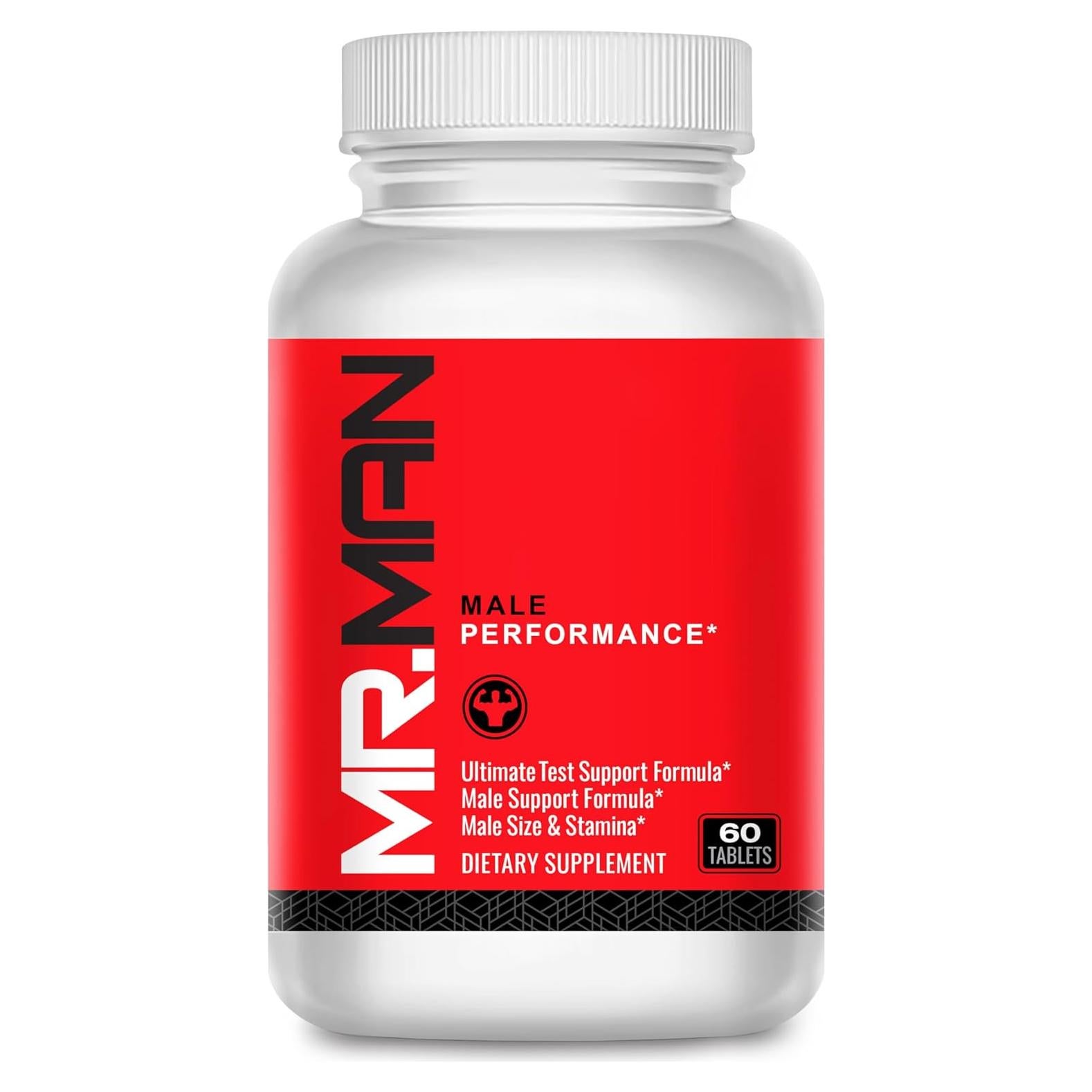 Suplemento de Rendimiento Masculino Mr Man - 60 Tabletas