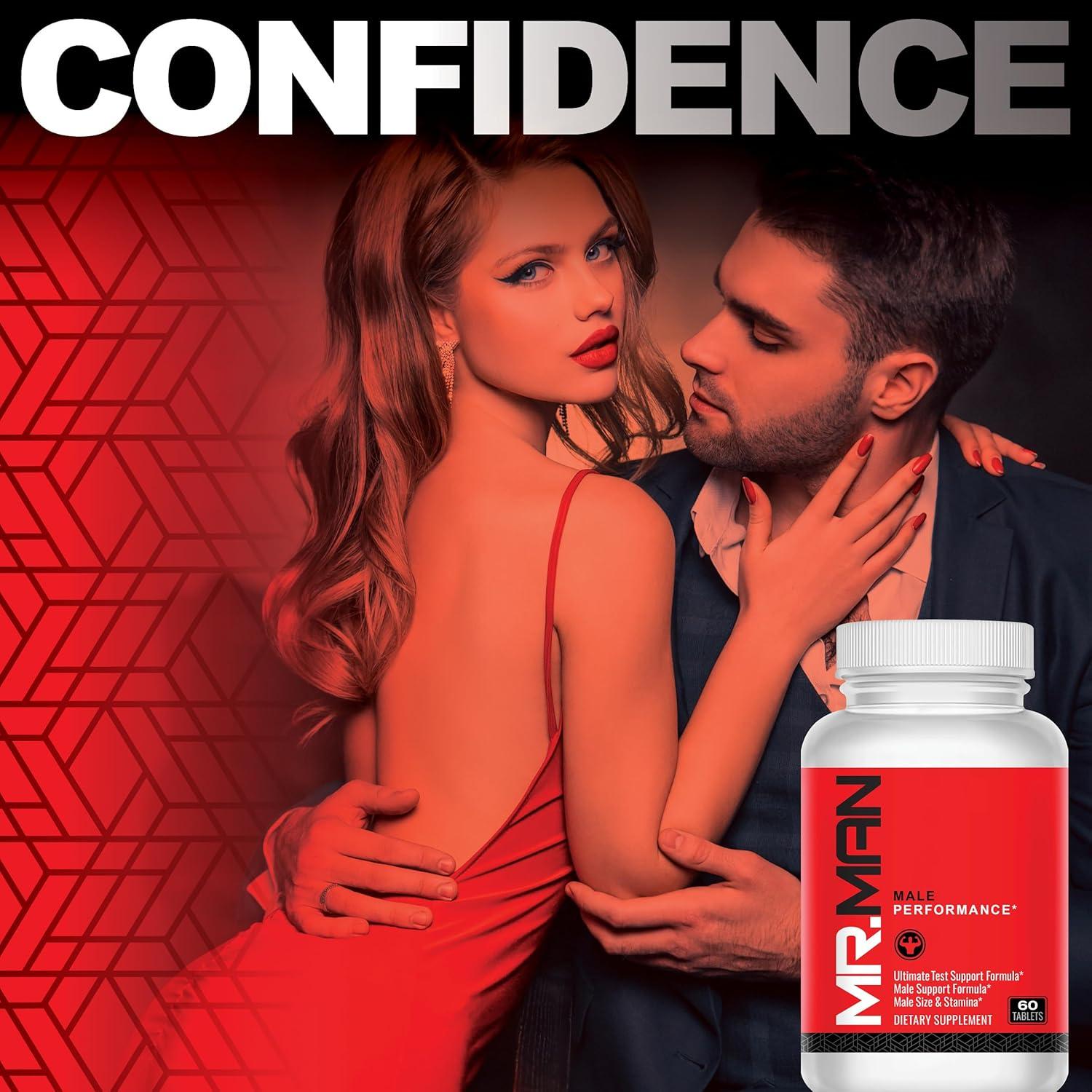 Suplemento de Rendimiento Masculino Mr Man - 60 Tabletas