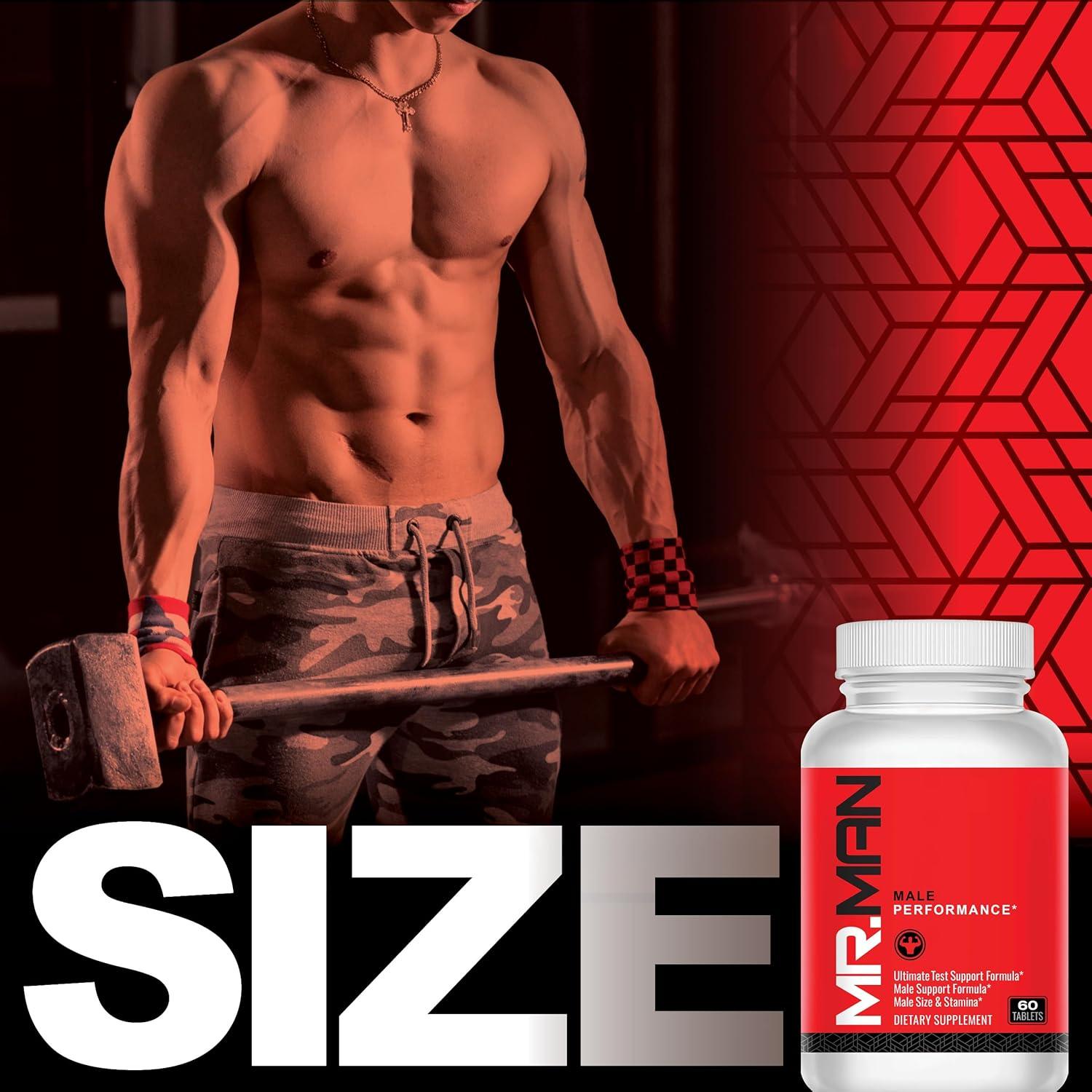 Suplemento de Rendimiento Masculino Mr Man - 60 Tabletas