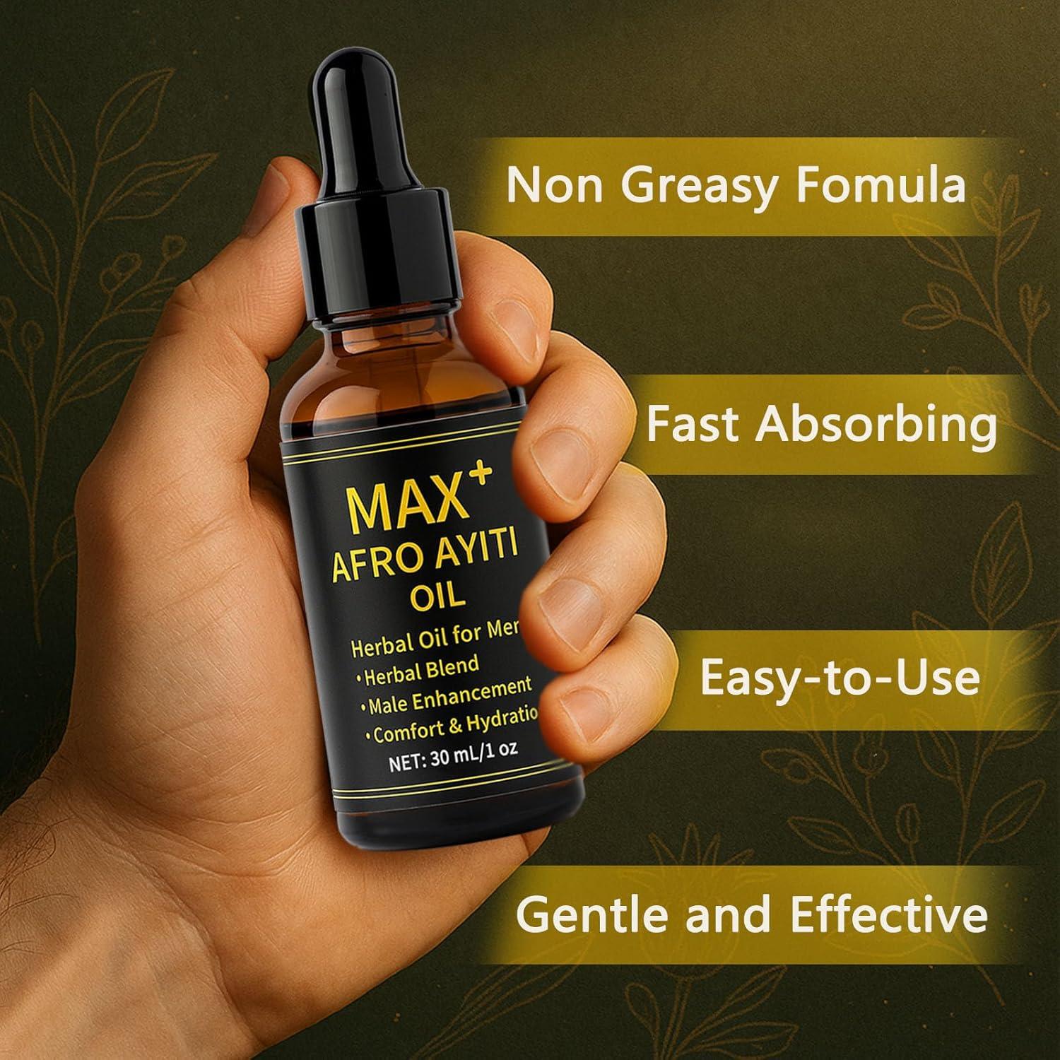 Aceite Herbal Natural para Masaje Max Afro Ayiti 30 ML