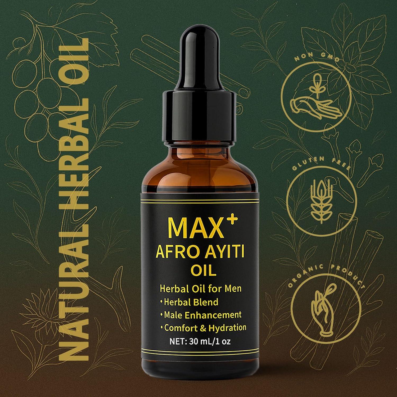 Aceite Herbal Natural para Masaje Max Afro Ayiti 30 ML