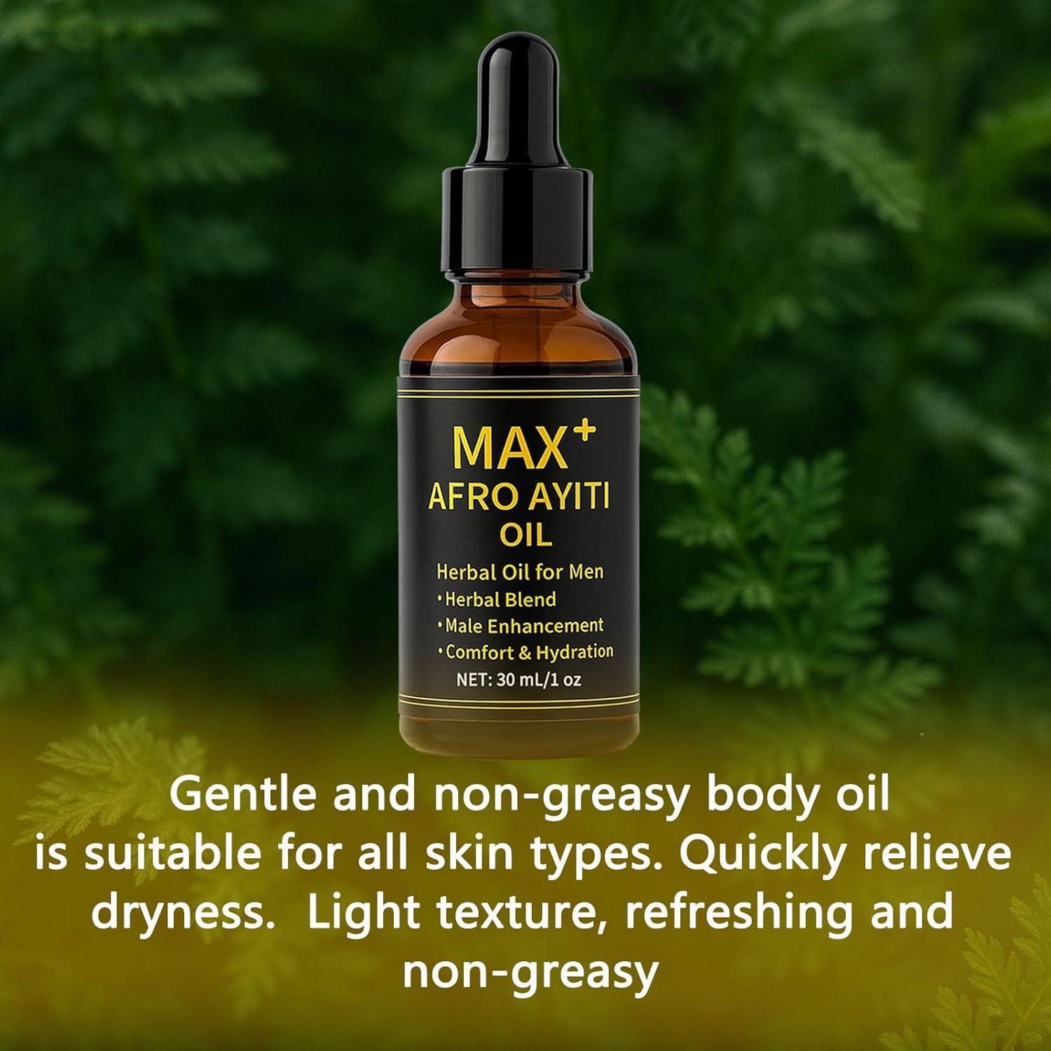 Aceite Herbal Natural para Masaje Max Afro Ayiti 30 ML