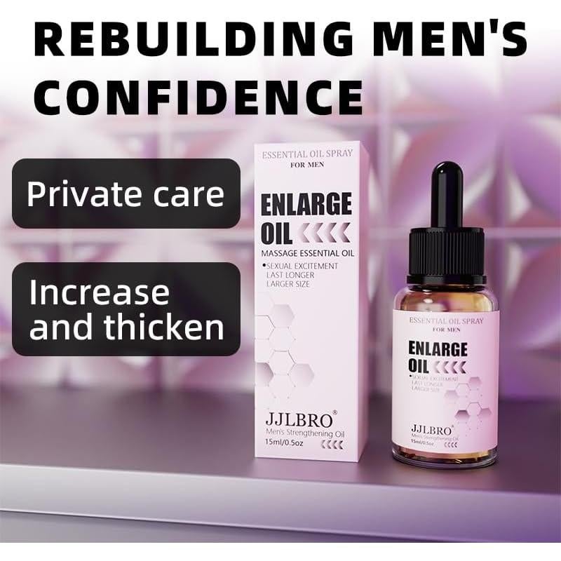 Gel Corporal Aumentador JJLBRO 48ml - Aceite Fortalecedor Masculino