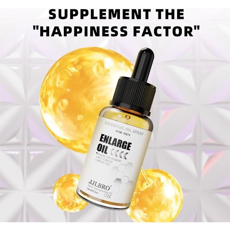 Gel Corporal Aumentador JJLBRO 48ml - Aceite Fortalecedor Masculino