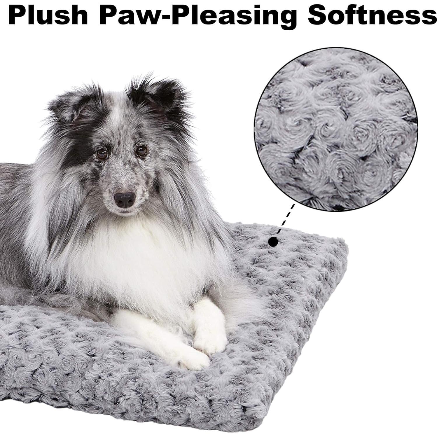 Cama para Mascotas MidWest 18cm Gris Ombré Swirl Acolchada