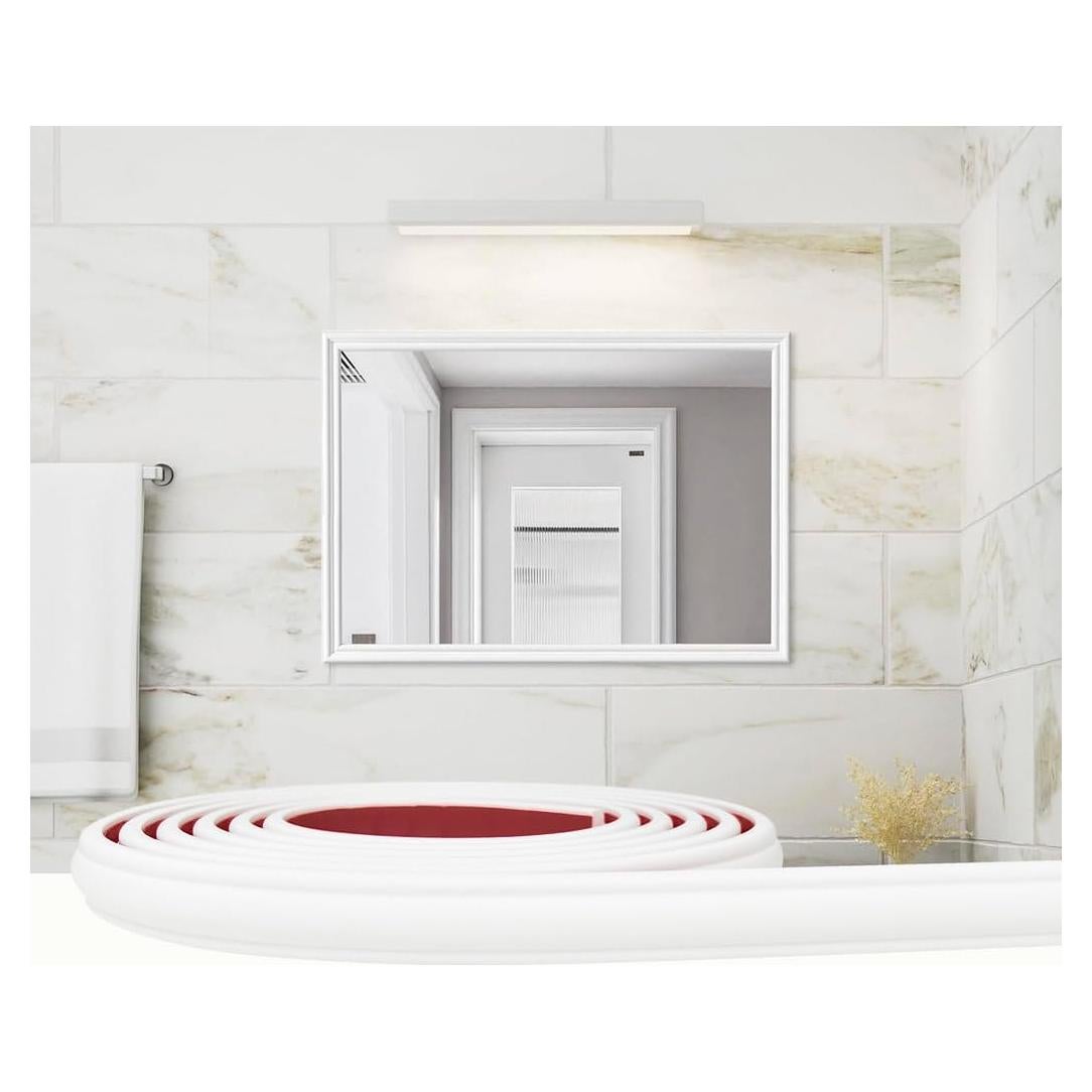 Moldura de Pared Flexible Autoadhesiva PRO FLEX 3.05m Blanca