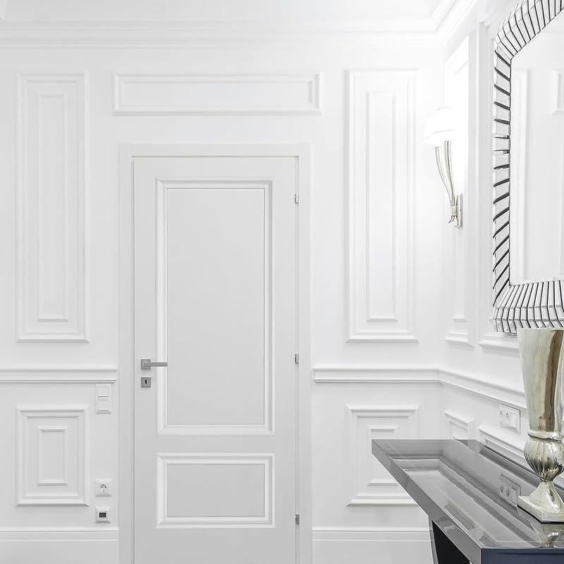 Moldura de Pared Flexible Autoadhesiva PRO FLEX 3.05m Blanca