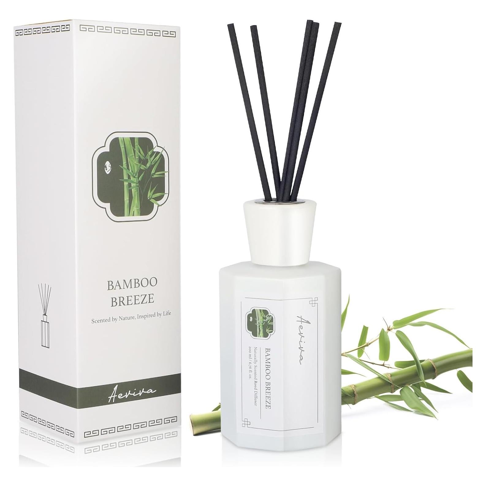 Difusor de Varillas Aeviva 200 ml Aroma de Bambú para Hogar