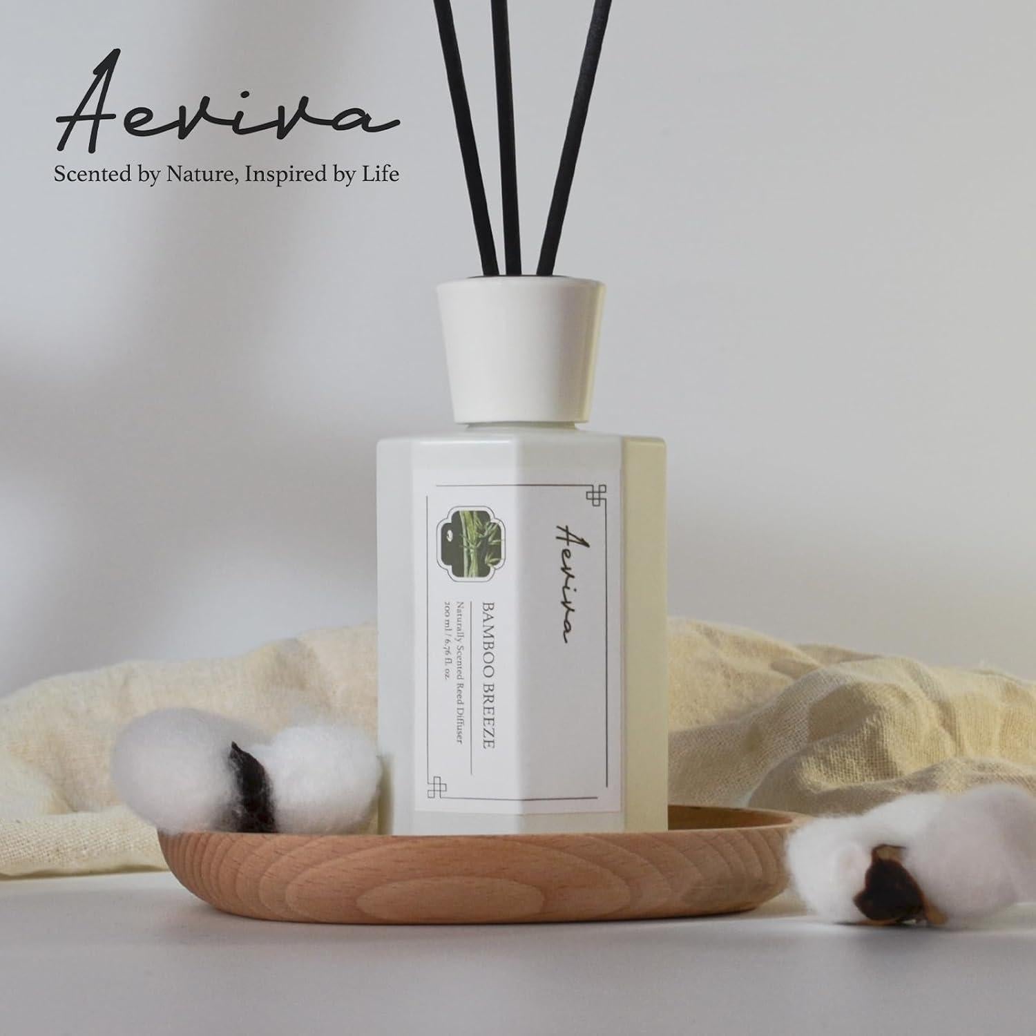 Difusor de Varillas Aeviva 200 ml Aroma de Bambú para Hogar