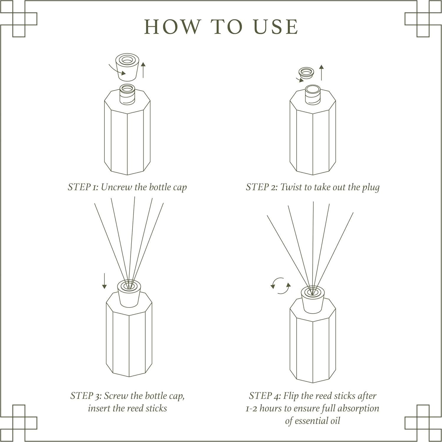 Difusor de Varillas Aeviva 200 ml Aroma de Bambú para Hogar