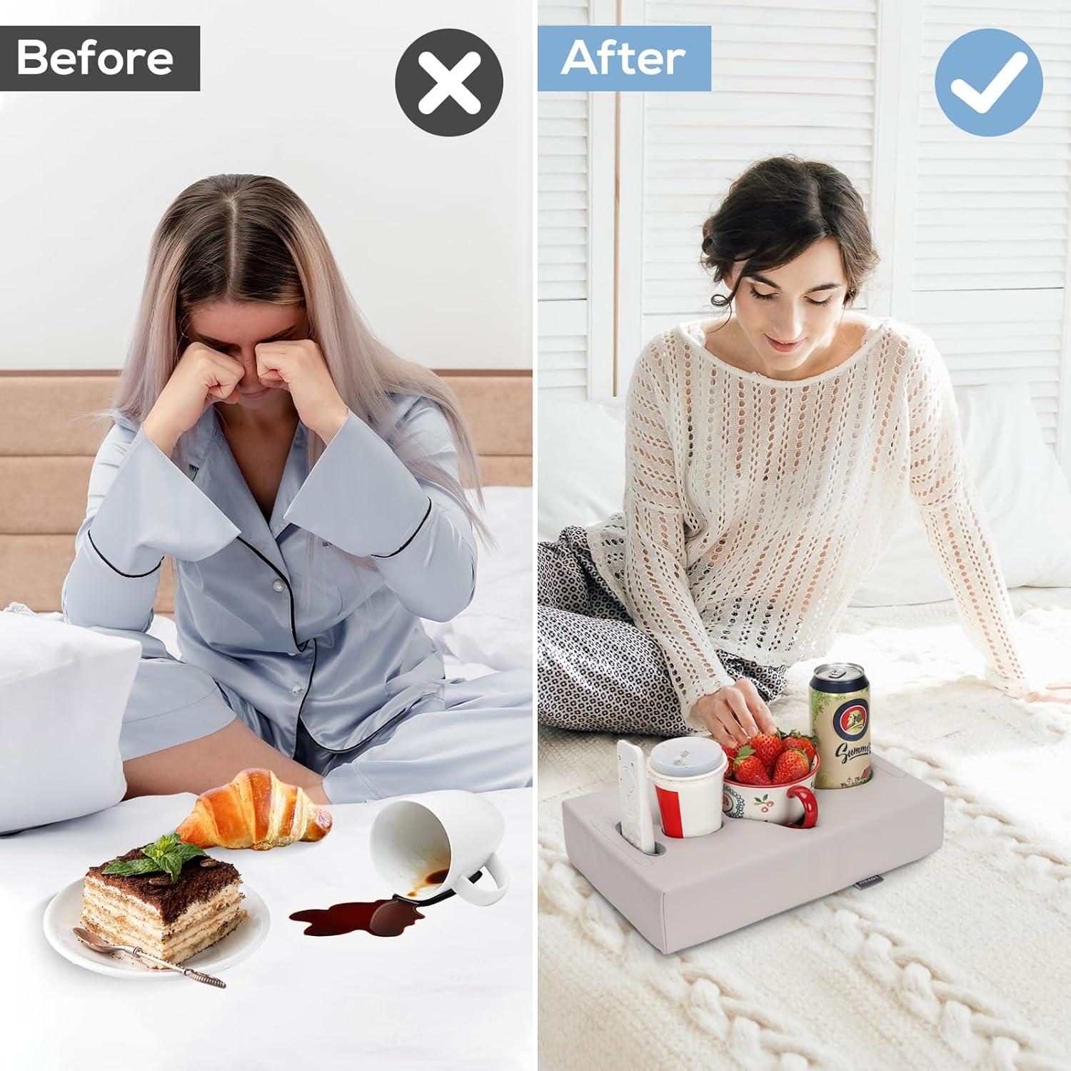 Cojín Soporte para Vaso FDMGEL Gris - Previene Derrames