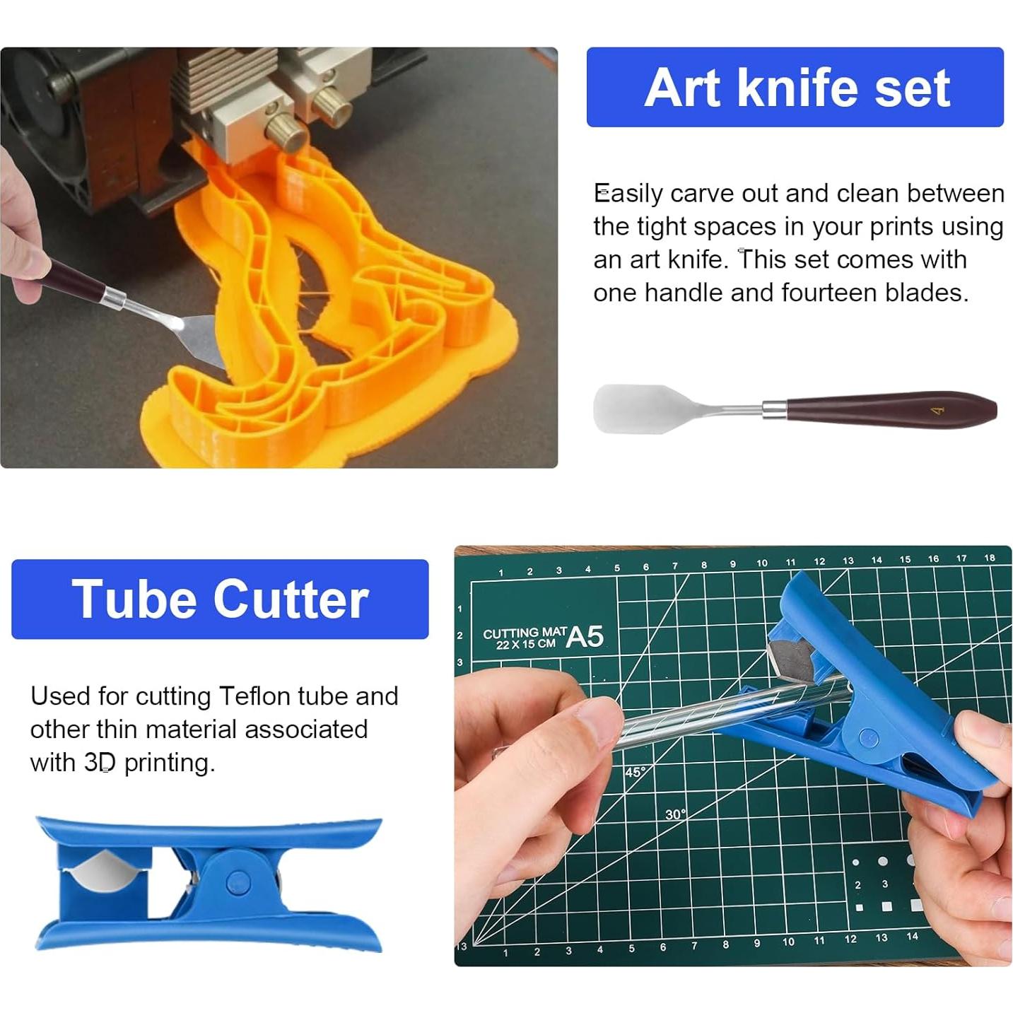 Kit de Herramientas para Impresora 3D KuanStore 55 Piezas