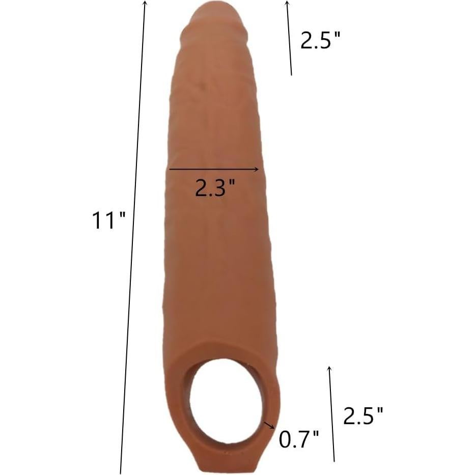 Manga Extensora Realista HZ 28cm Suave para Hombres