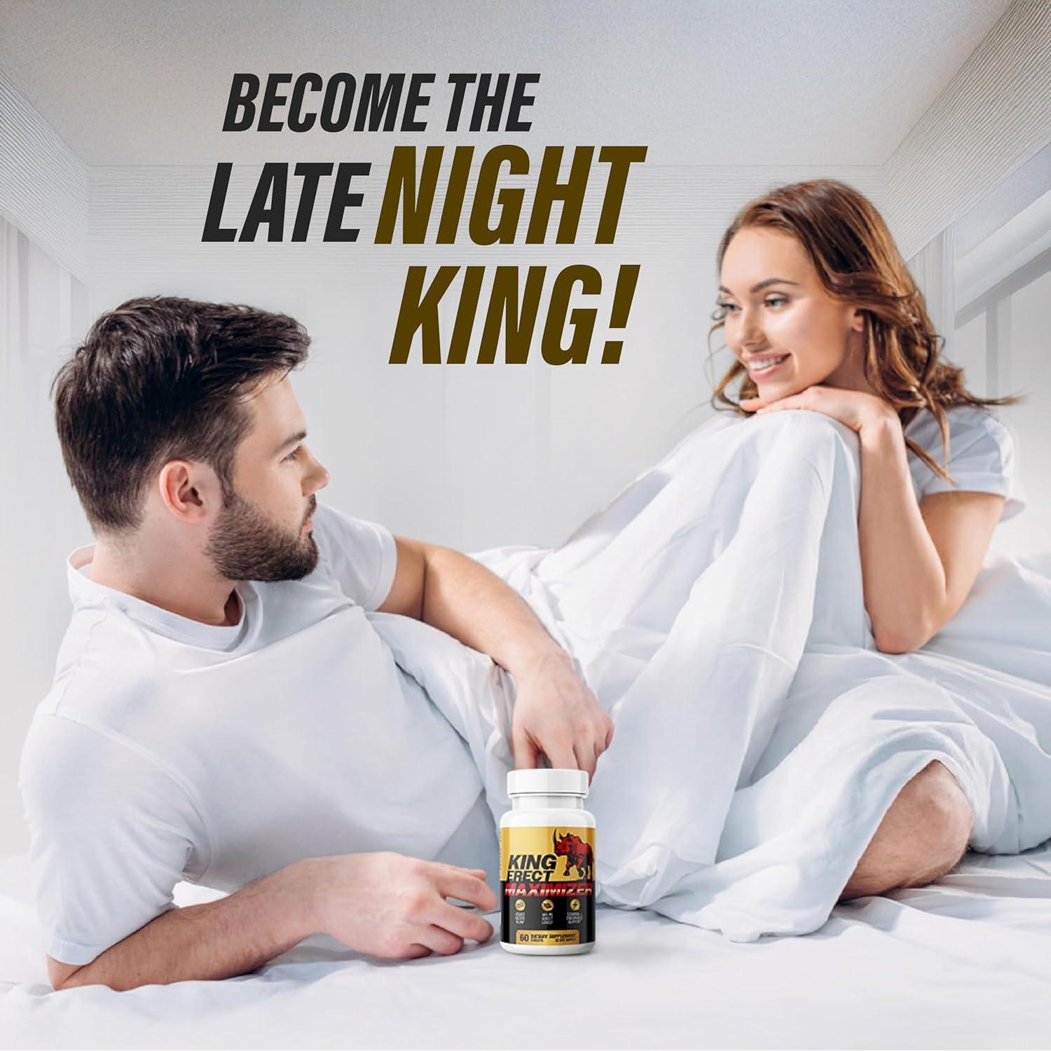 Maximizador Erecto Rey - Suplemento Masculino 60 Tabletas