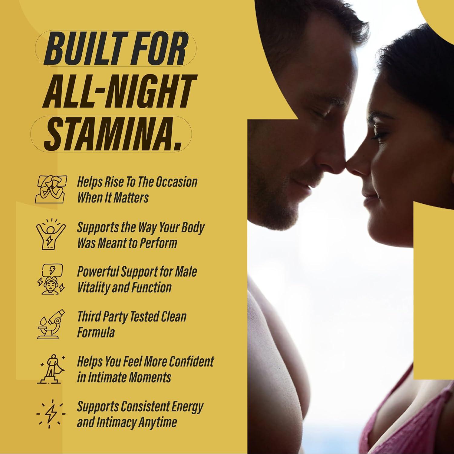 Maximizador Erecto Rey - Suplemento Masculino 60 Tabletas