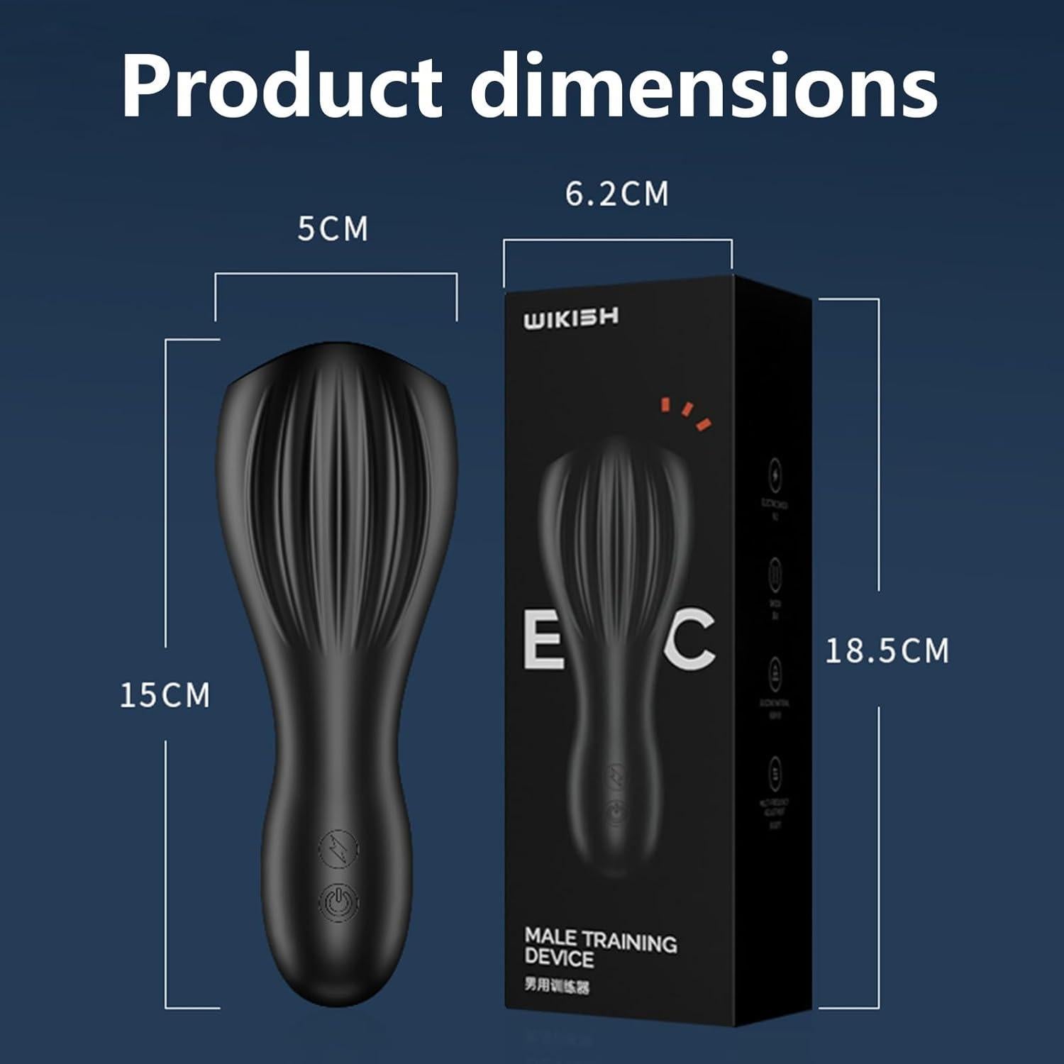 Extensor de Pene Genérico W91579 con 10 Modos y Carga USB