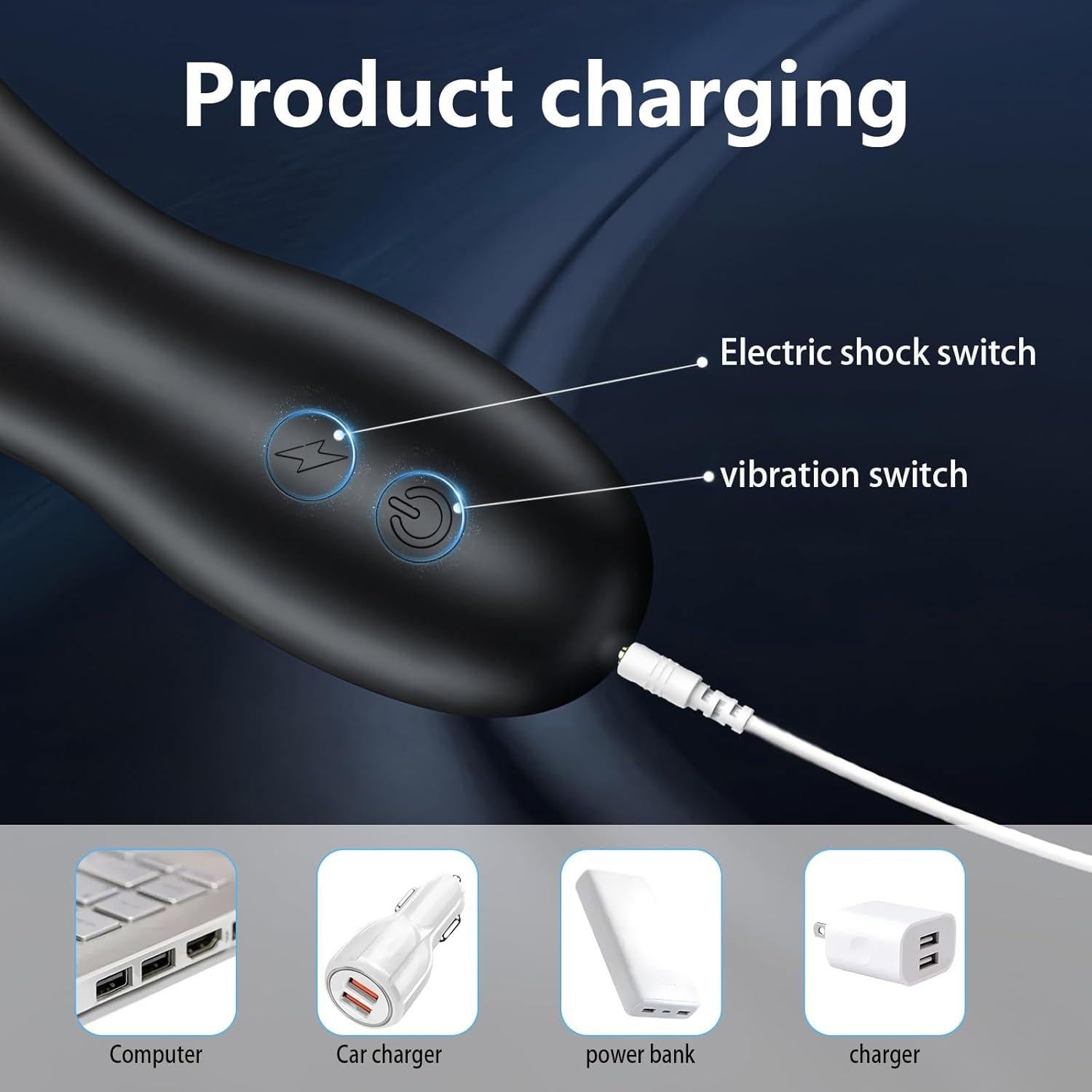 Extensor de Pene Genérico W91579 con 10 Modos y Carga USB