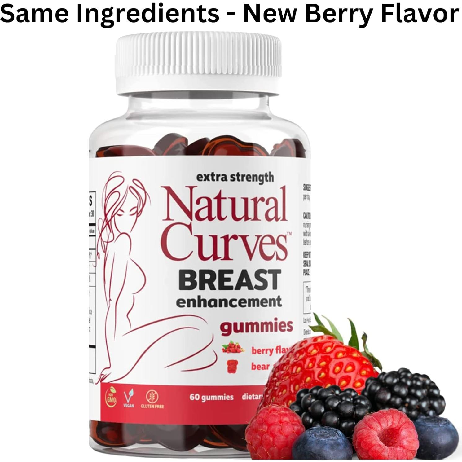 Gomitas Natural Curves Nutrikel - Aumento de Senos 60 Unidades