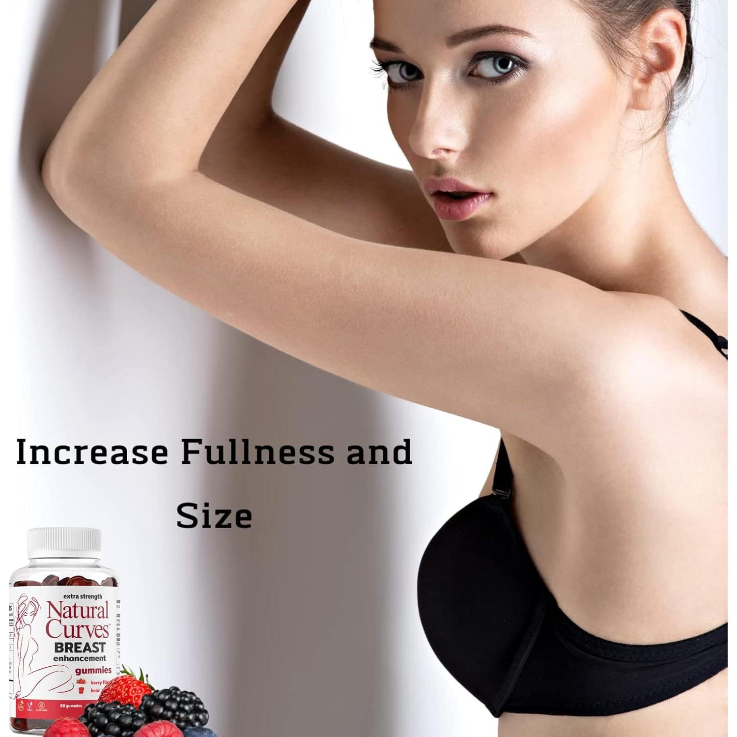 Gomitas Natural Curves Nutrikel - Aumento de Senos 60 Unidades