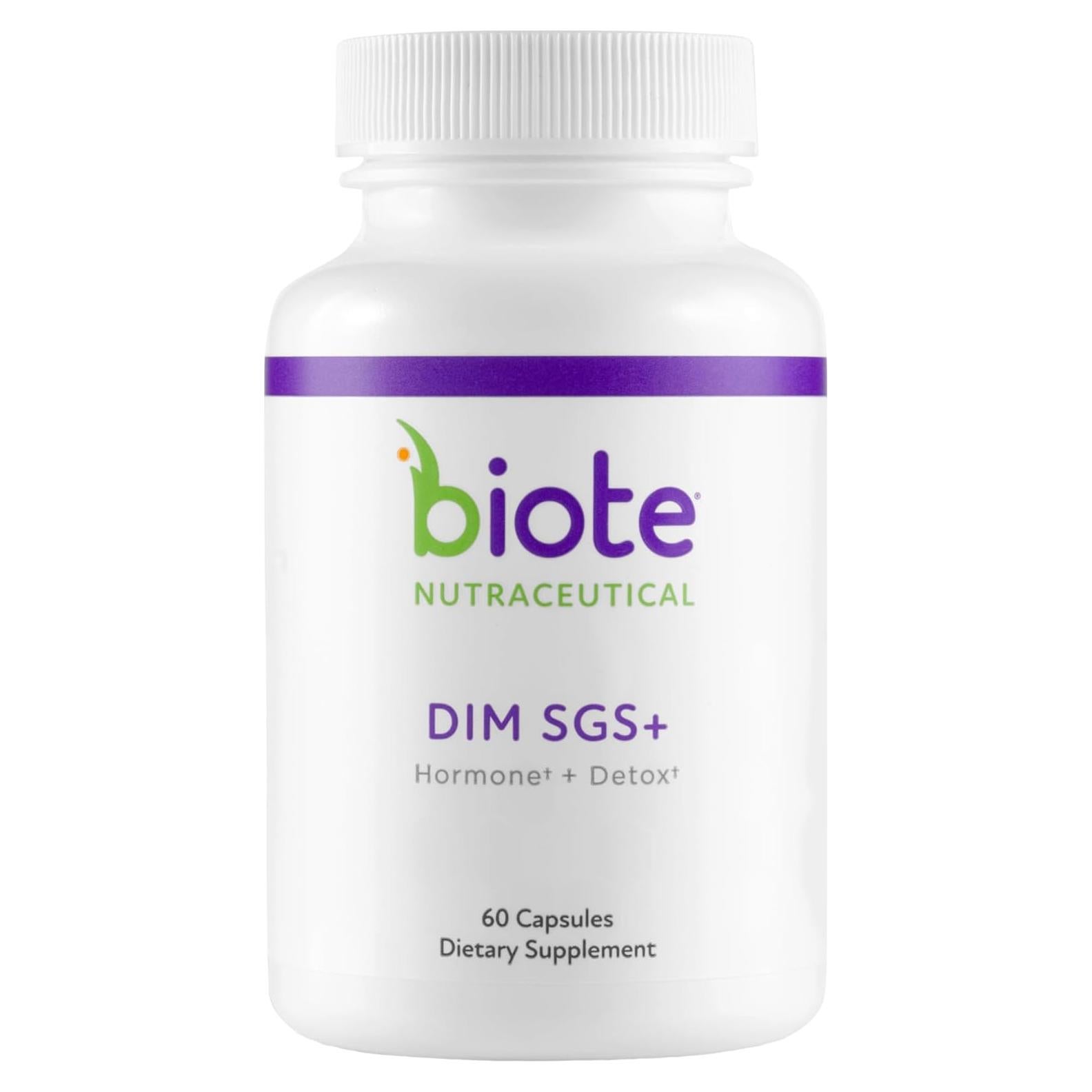 Suplemento Hormonal DIM SGS+ Biote - 60 Cápsulas