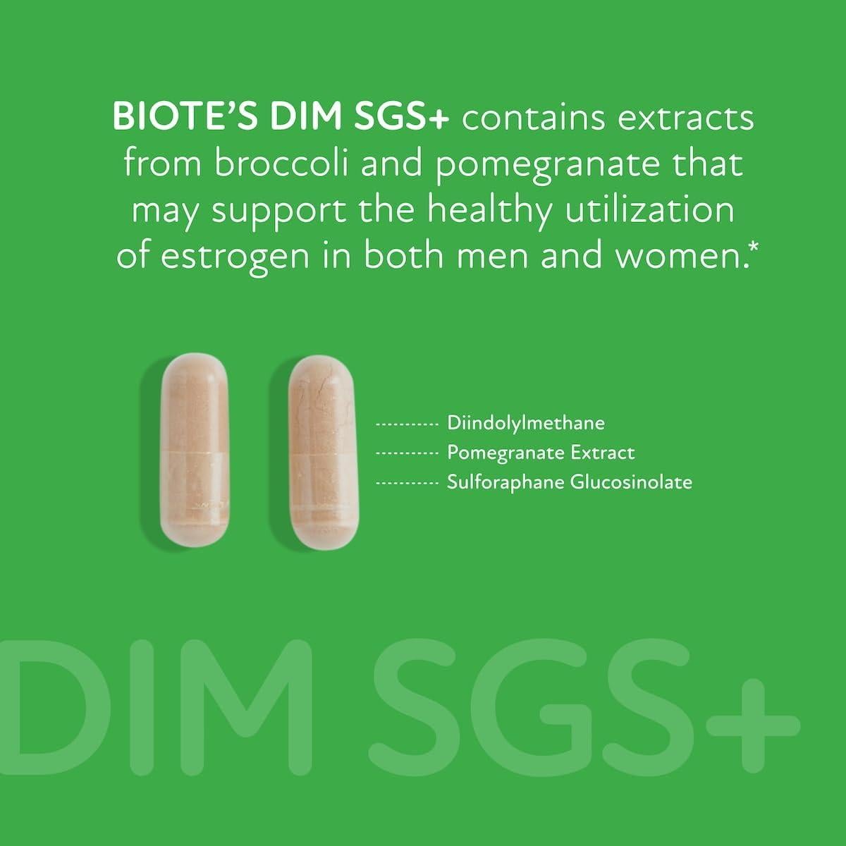 Suplemento Hormonal DIM SGS+ Biote - 60 Cápsulas