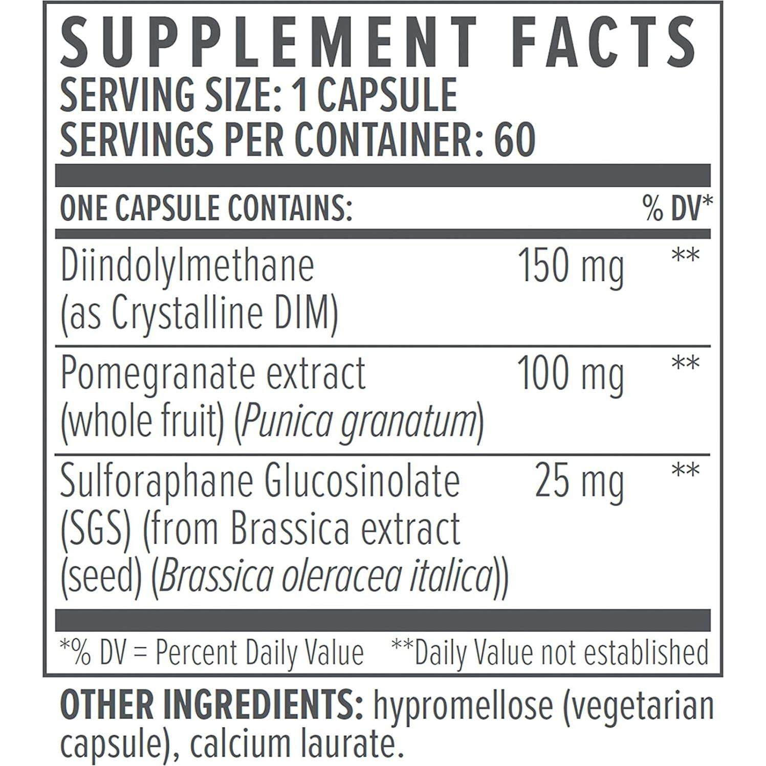 Suplemento Hormonal DIM SGS+ Biote - 60 Cápsulas