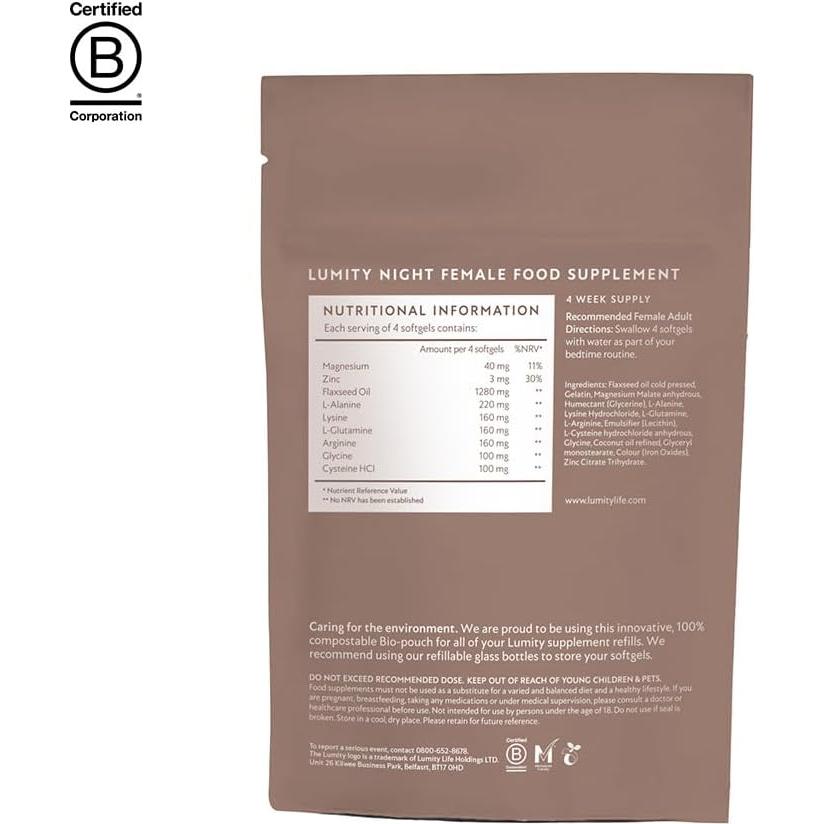 Suplemento Lumity Mañana y Noche - Soporte 24h para Mujeres