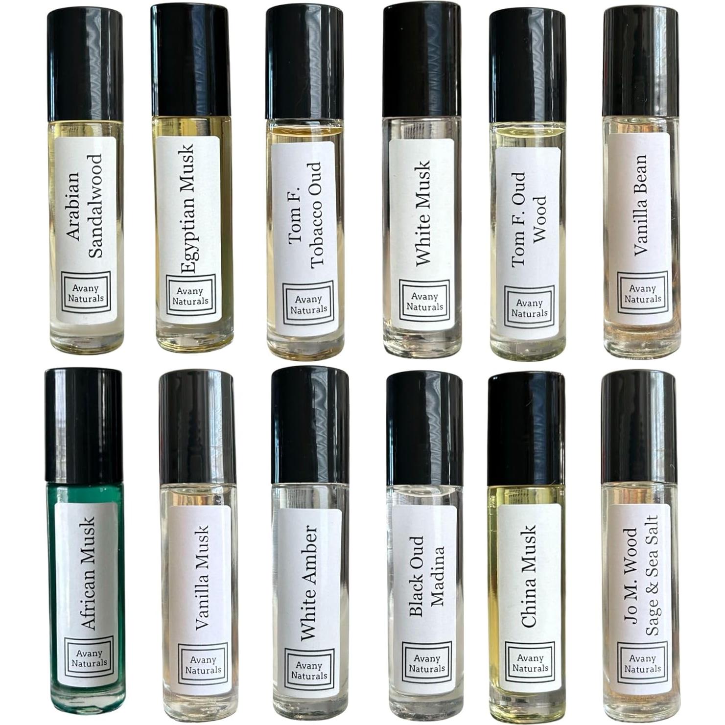 Juego de 3 Aceites Corporales Roller ASA - Almizcle, Sándalo, Ámbar