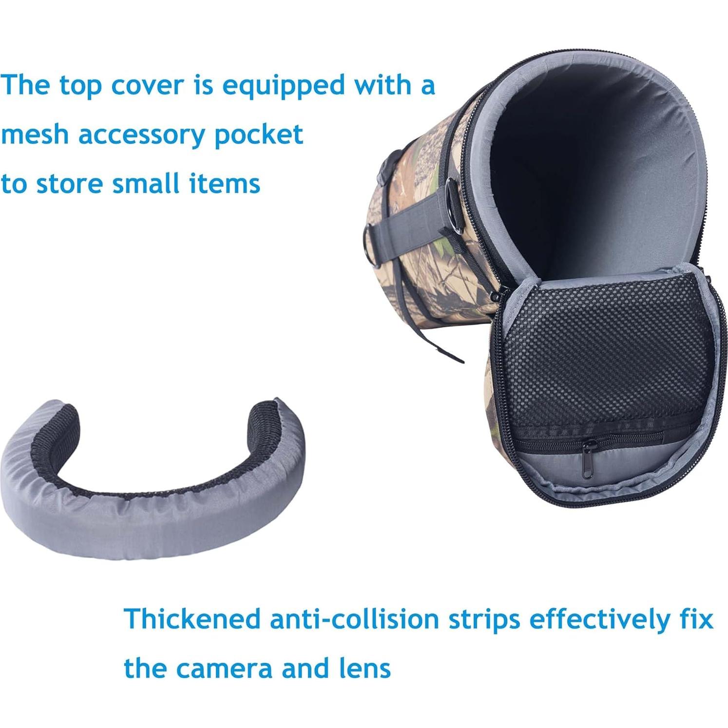 Bolsa de lente ZZQ&CCF para cámara Sony FE 400-800mm