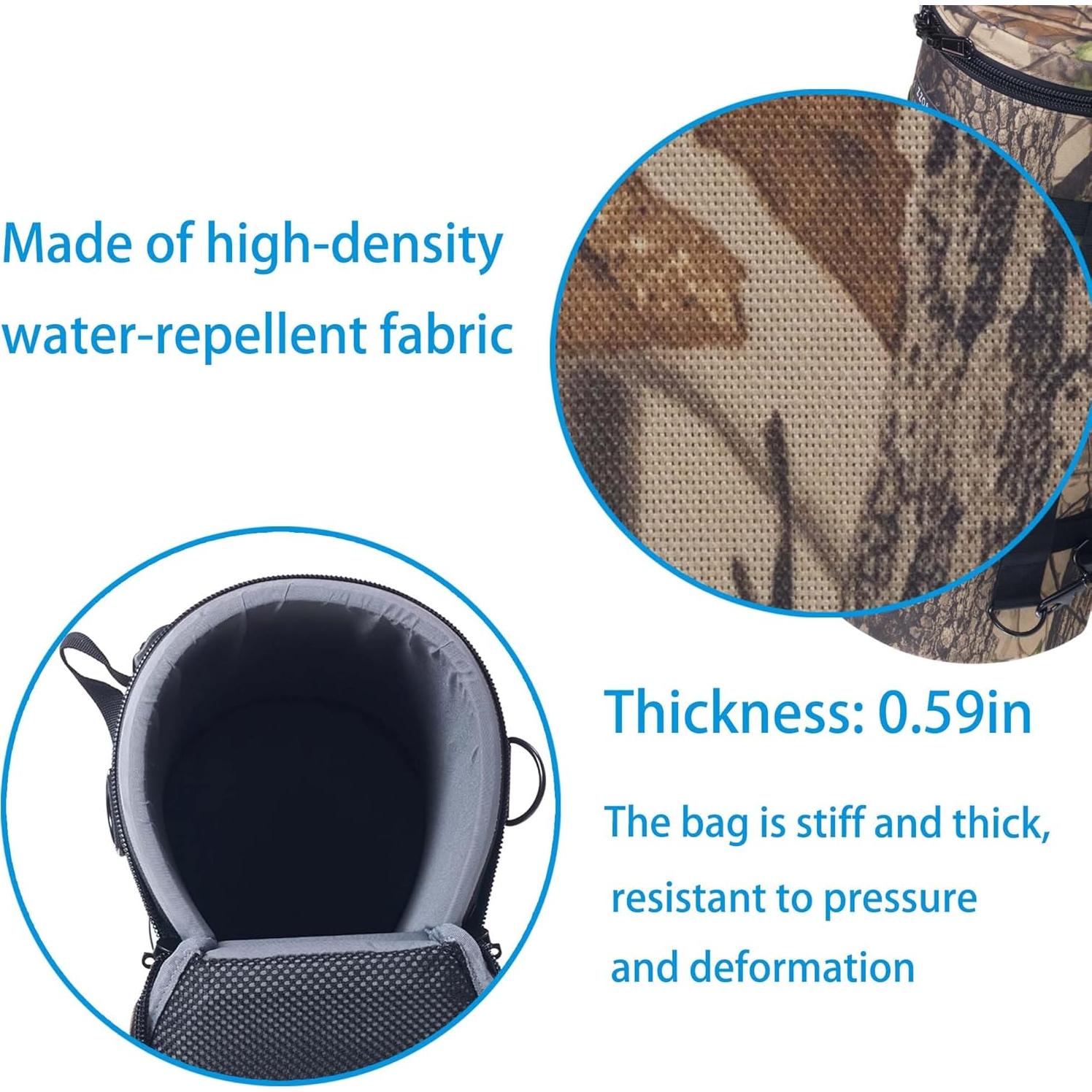 Bolsa de lente ZZQ&CCF para cámara Sony FE 400-800mm