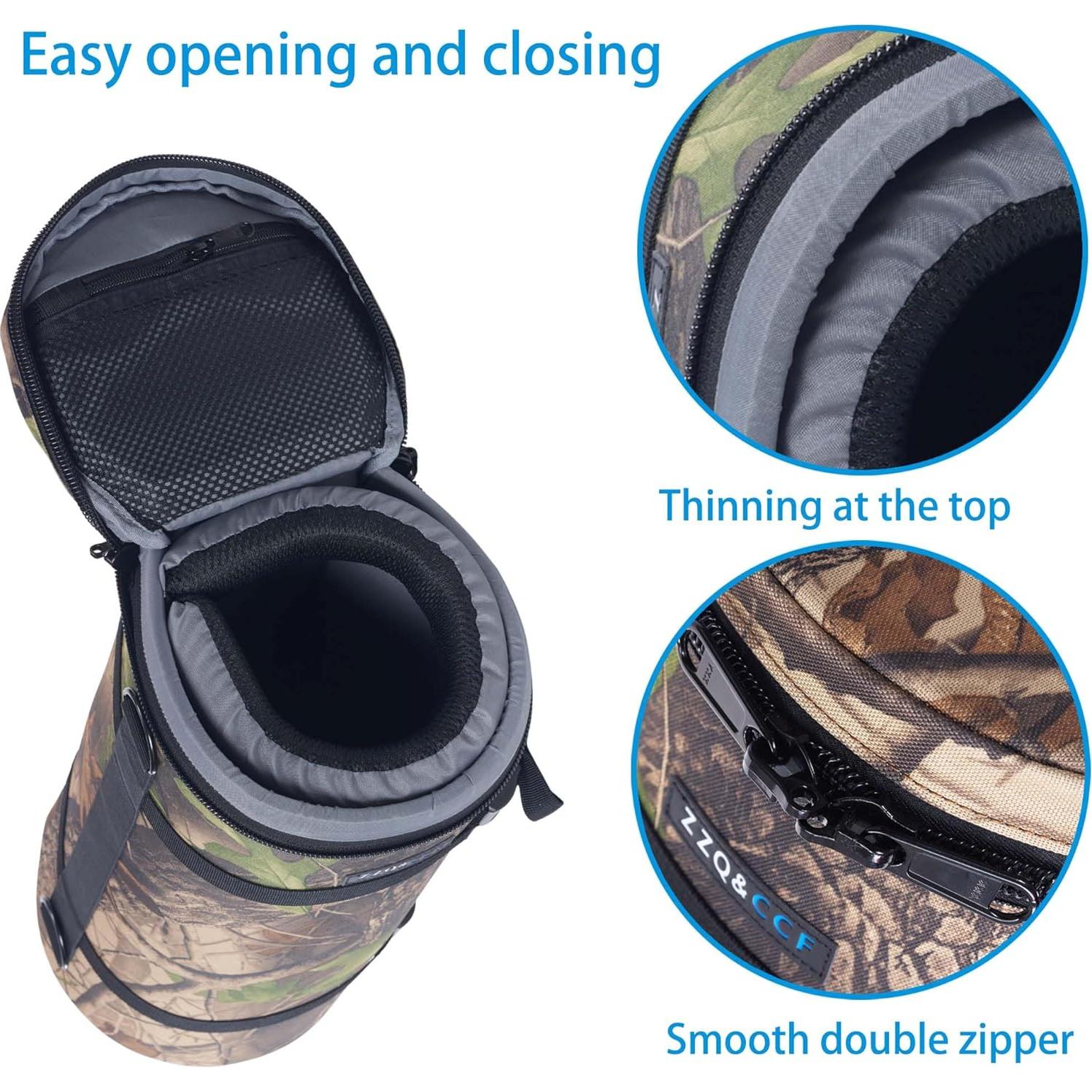 Bolsa de lente ZZQ&CCF para cámara Sony FE 400-800mm