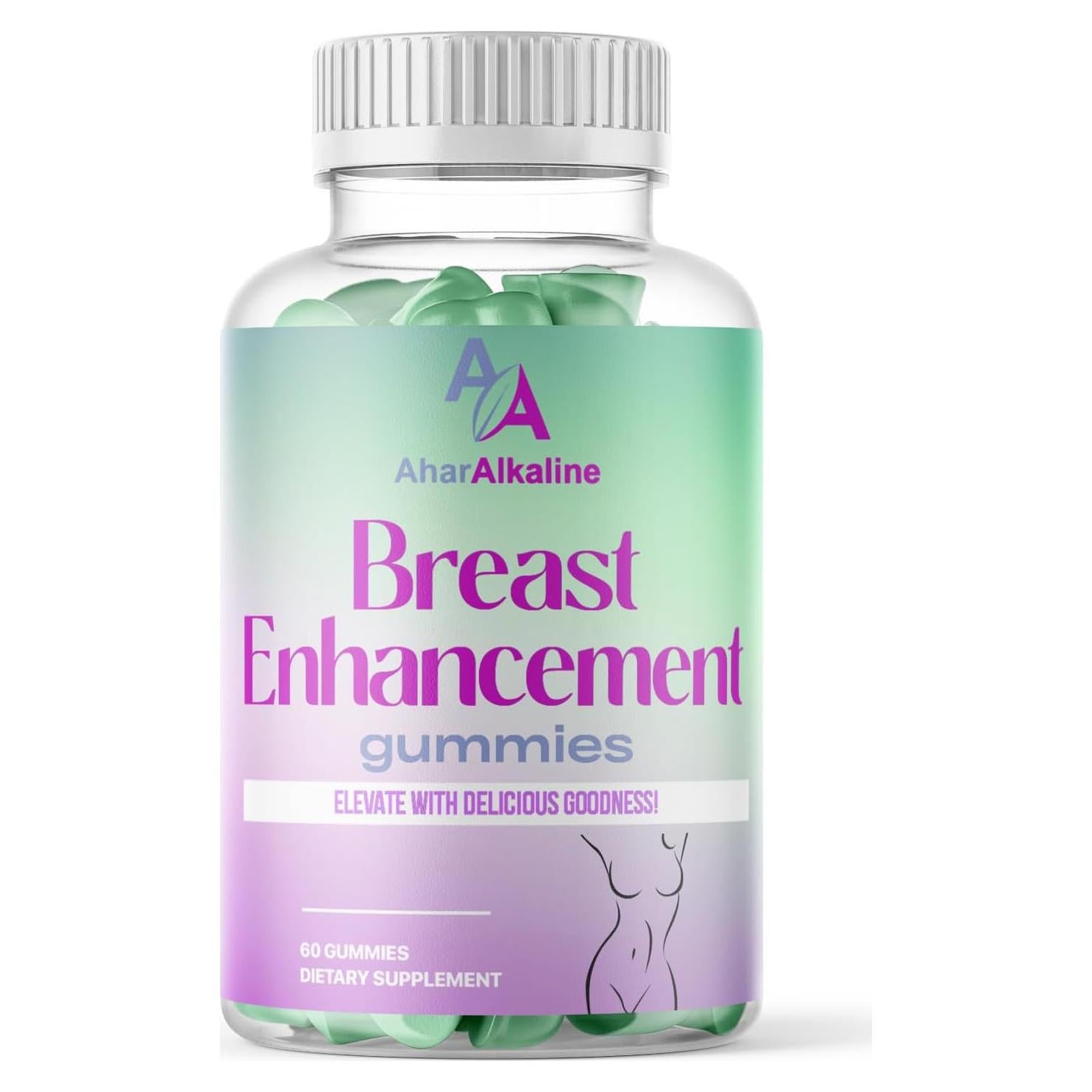 Gomitas Aumento de Senos Ahar Alkaline 60 Unidades