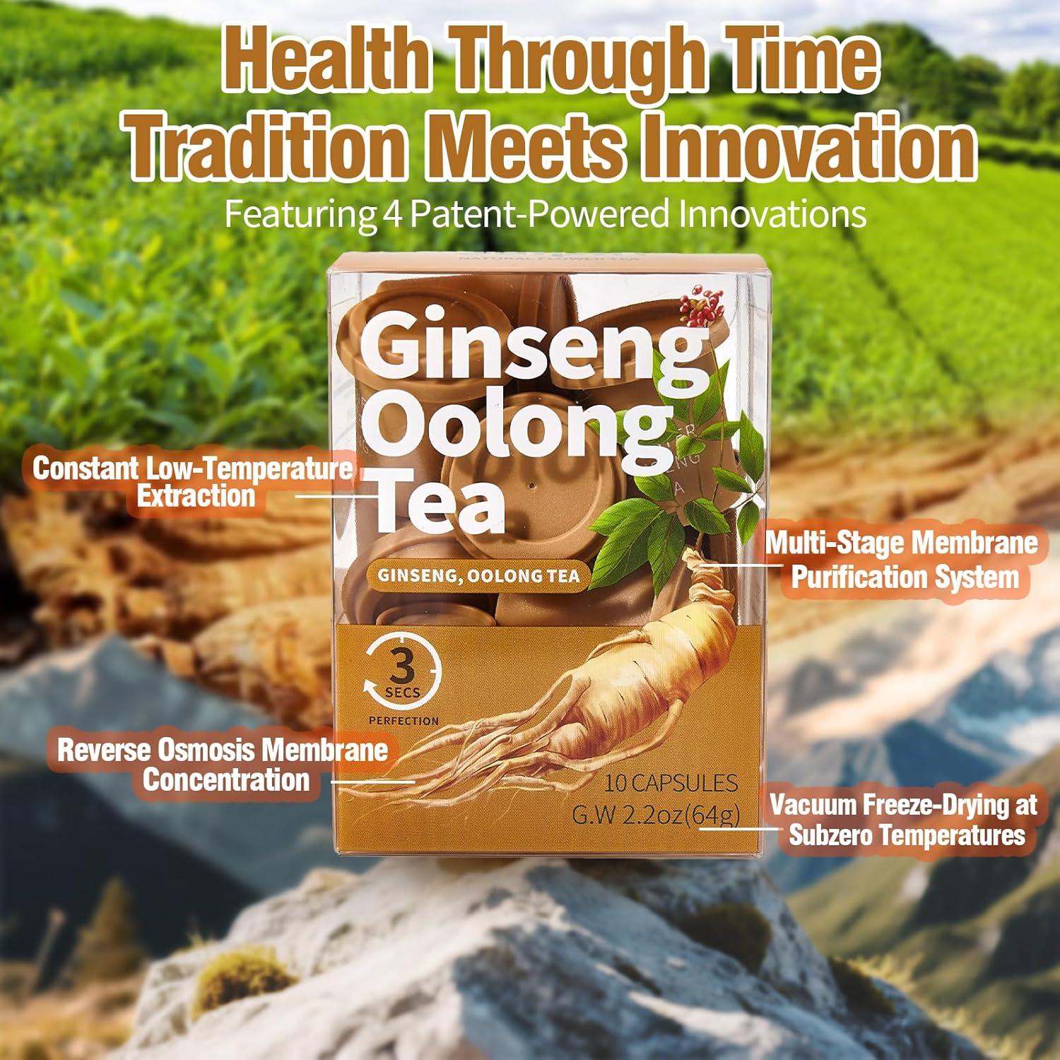 Té de Ginseng Orgánico SAIPIN - 10 Sobres Instantáneos 100% Puro