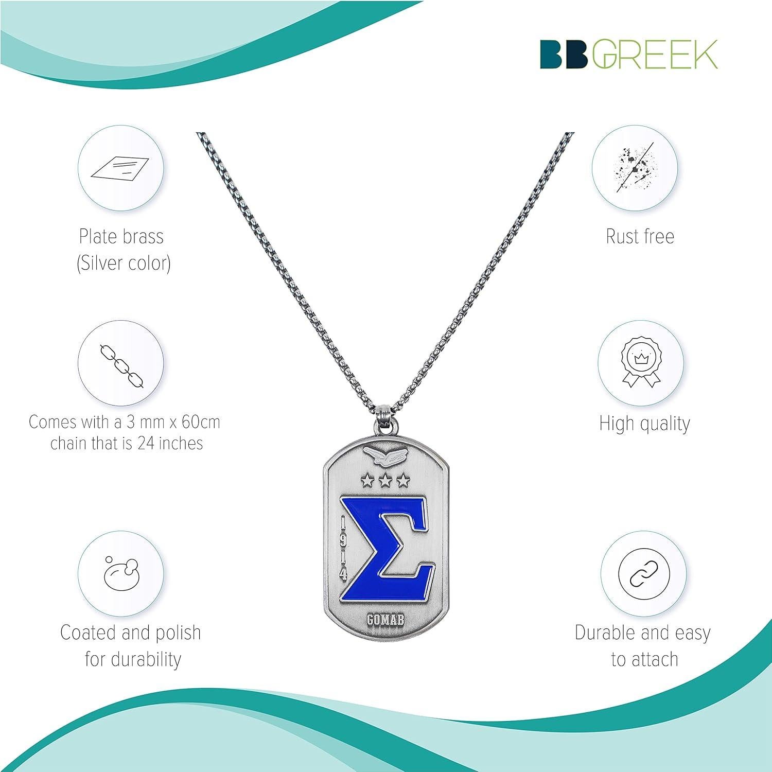 Collar de Placa de Perro Bad Bananas Sigma 61 cm - Regalo Fraternidad