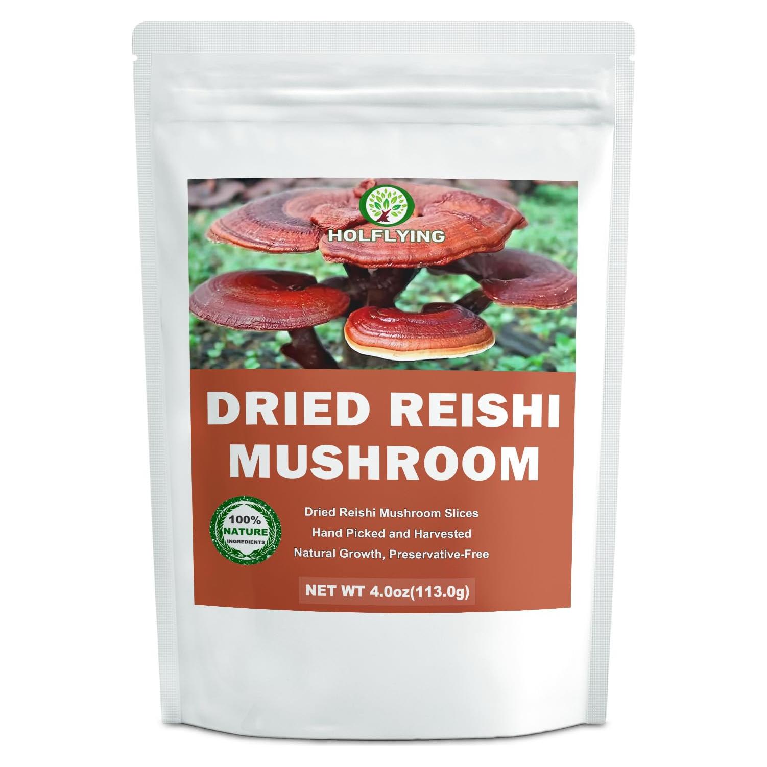 Hongo Reishi Seco Entero HOLFLYING 79.38 g 100% Natural