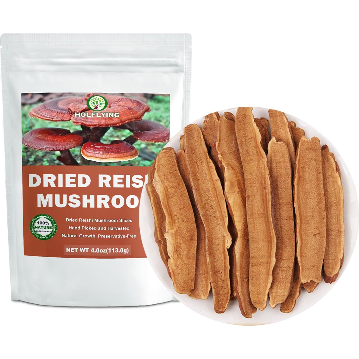 Hongo Reishi Seco Entero HOLFLYING 79.38 g 100% Natural