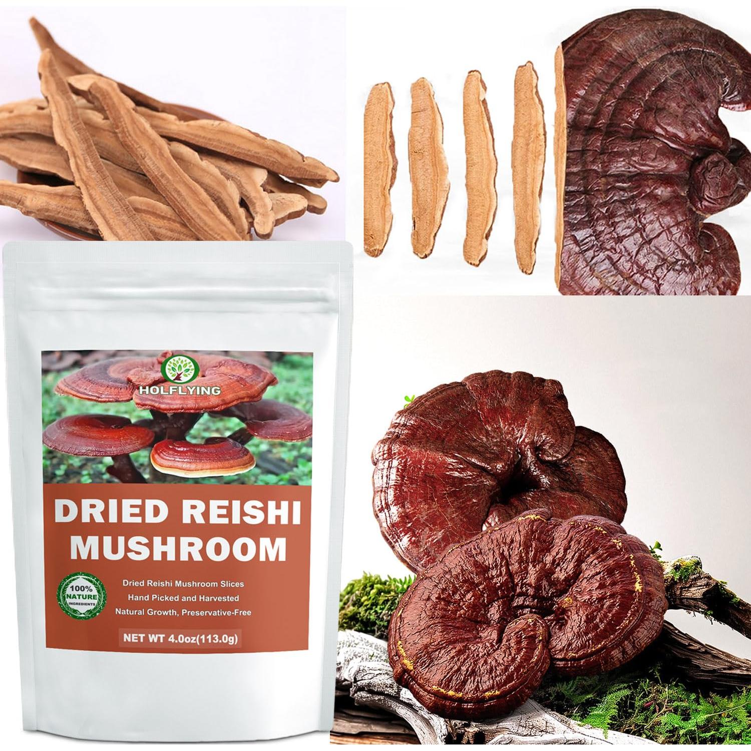 Hongo Reishi Seco Entero HOLFLYING 79.38 g 100% Natural