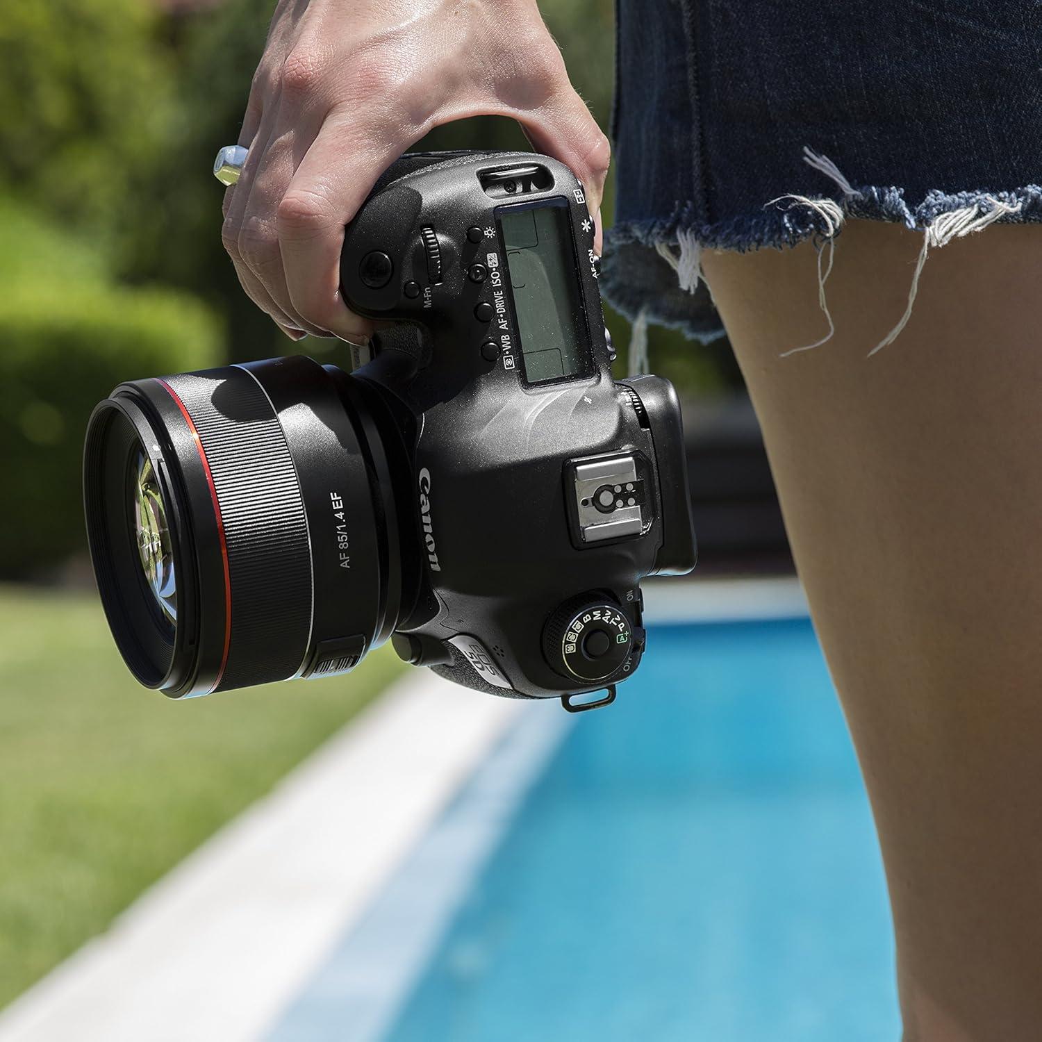 Lente Samyang AF 85mm F1.4 para Canon EF - Autofocus