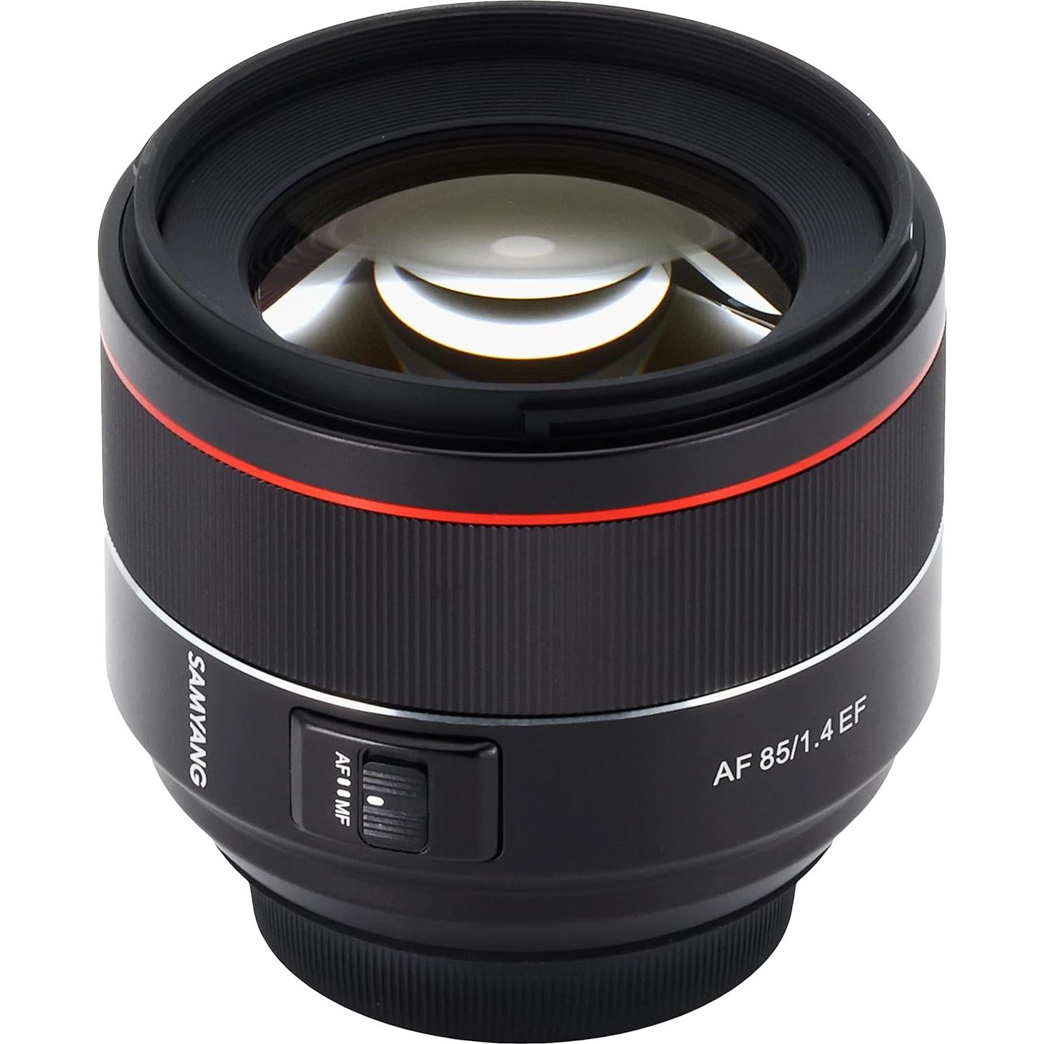 Lente Samyang AF 85mm F1.4 para Canon EF - Autofocus