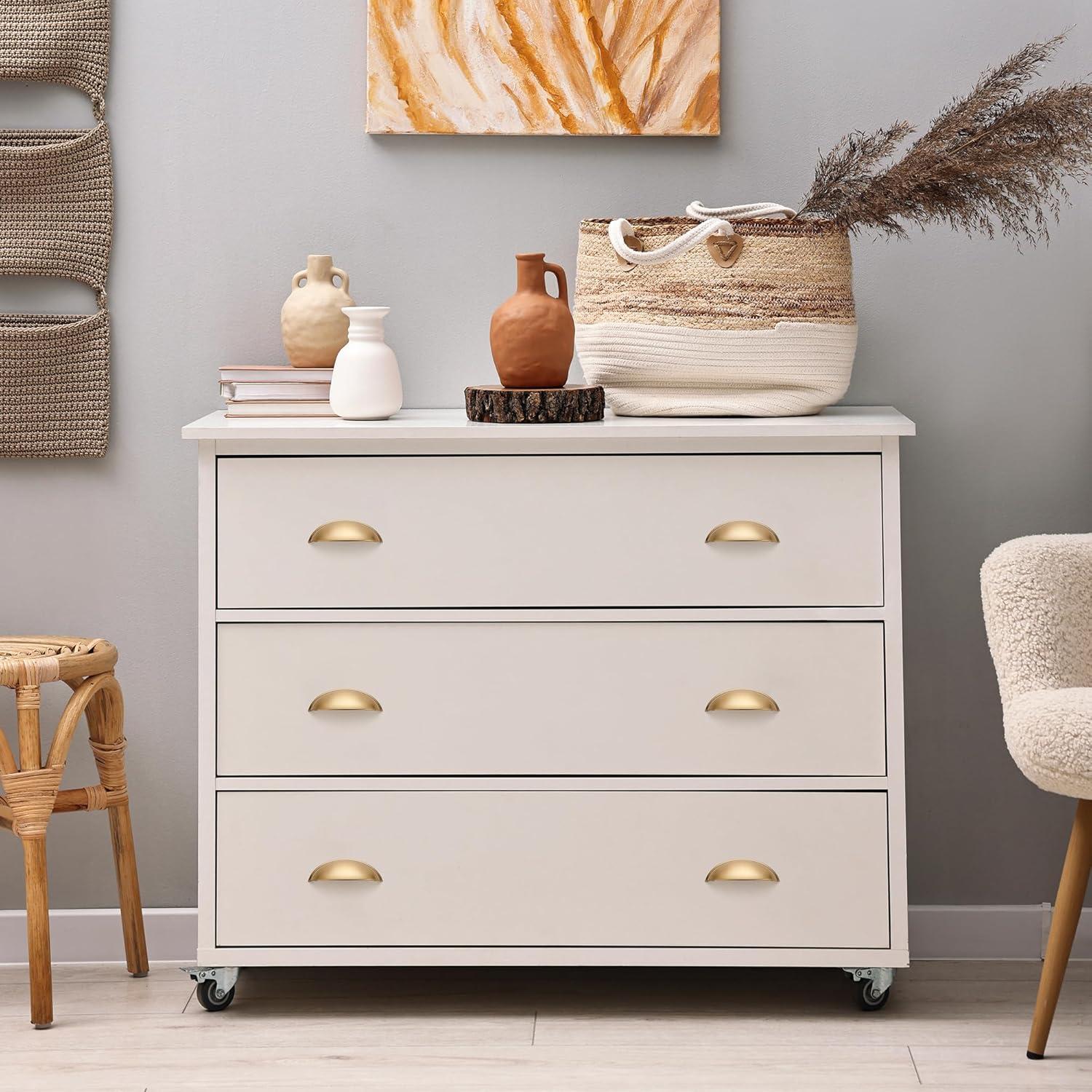 Tiradores de Cajón Ravinte 5 Pack Bronce Champán 7.62 cm