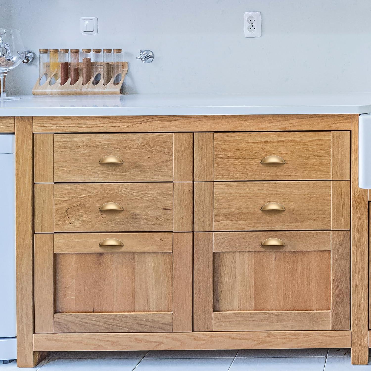 Tiradores de Cajón Ravinte 5 Pack Bronce Champán 7.62 cm